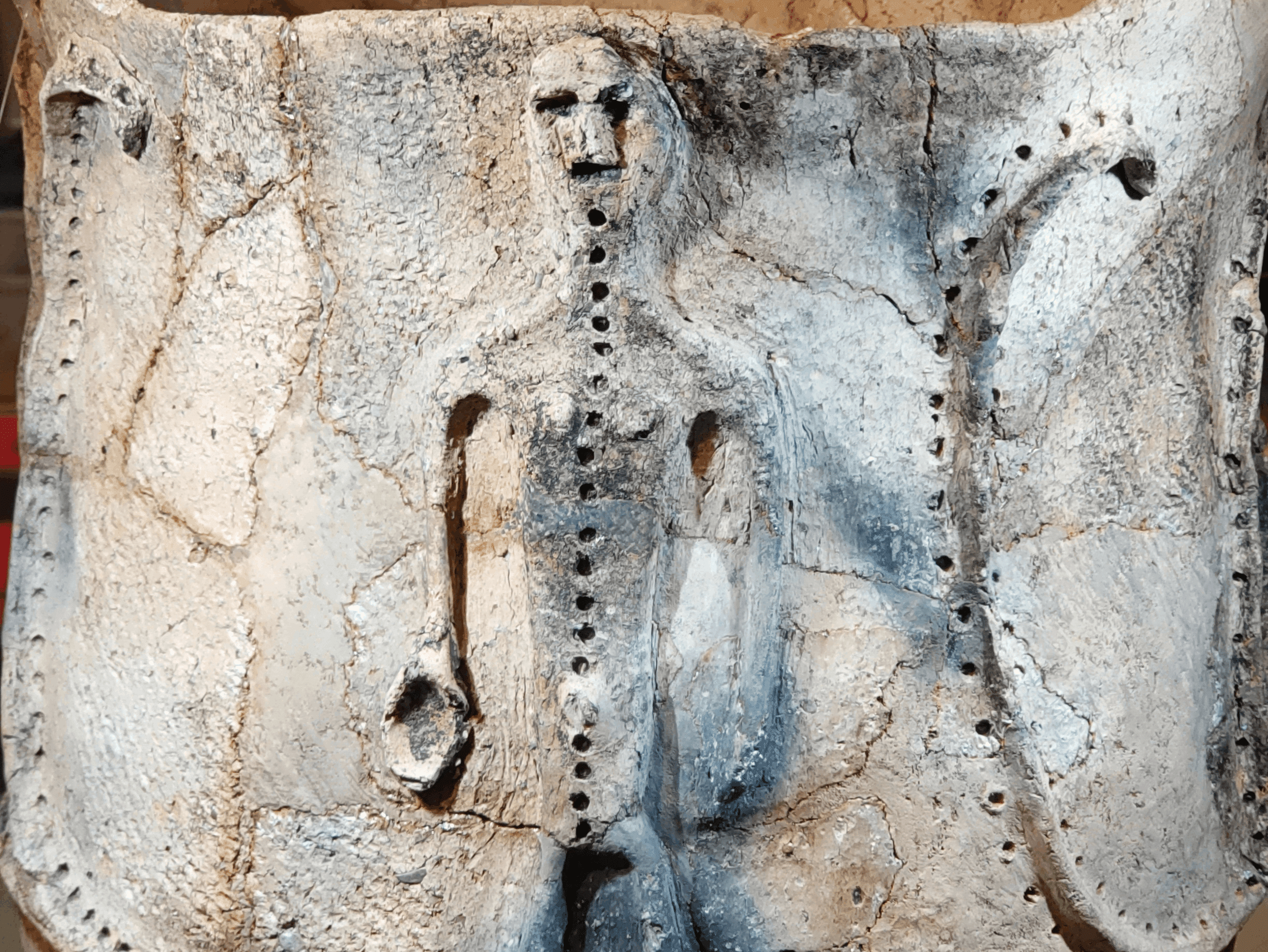 縄文期 岩手県滝沢村湯船沢遺跡記載 大きな身籠り腹部の妊婦