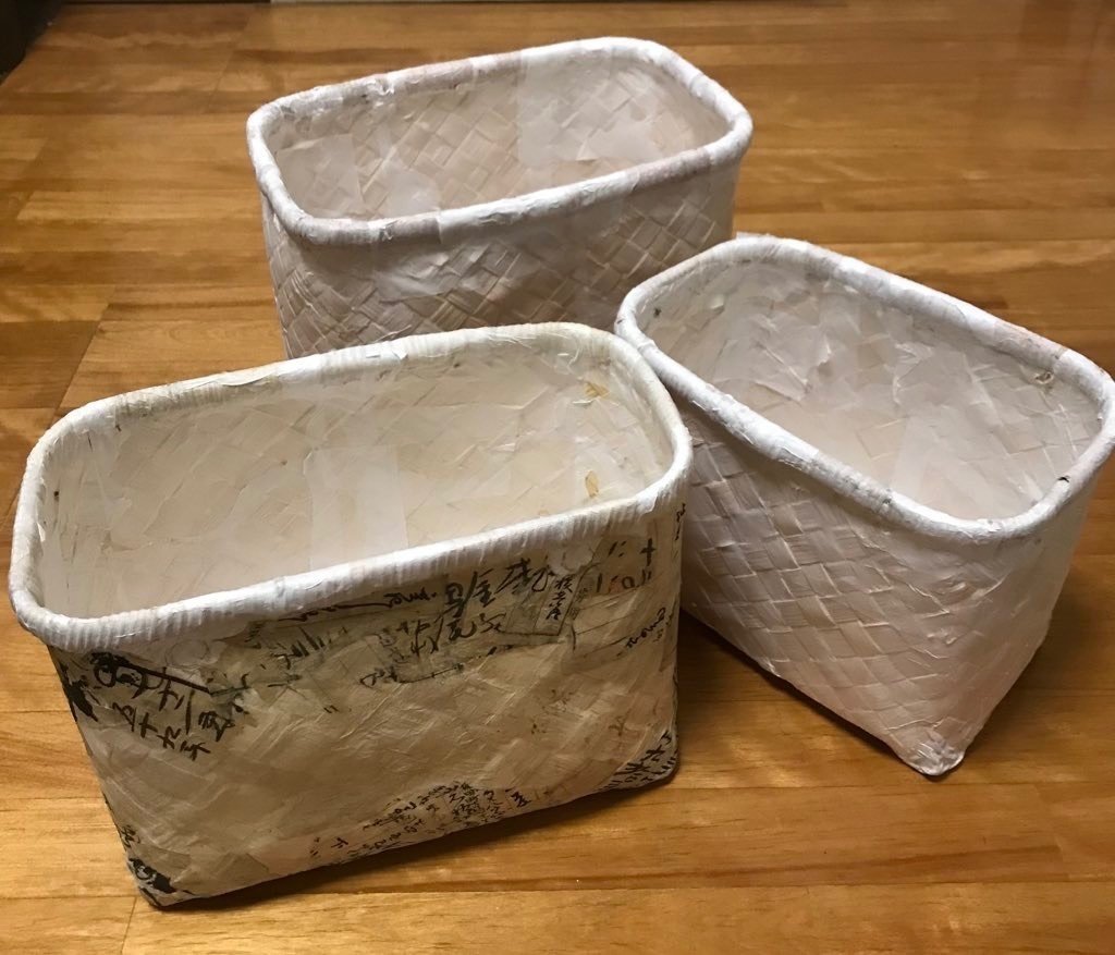 一閑張の籠バッグを作ってみよう その一｜fig（花福）