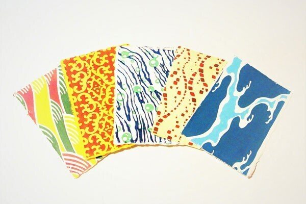 ★神坂雪佳先生図案　中川式絵はかき封緘　3枚・タトウ　京都株式新報社　 芸艸堂の塗り絵 神坂雪佳・北斎・陣羽織 : 芸艸堂 店主の日記