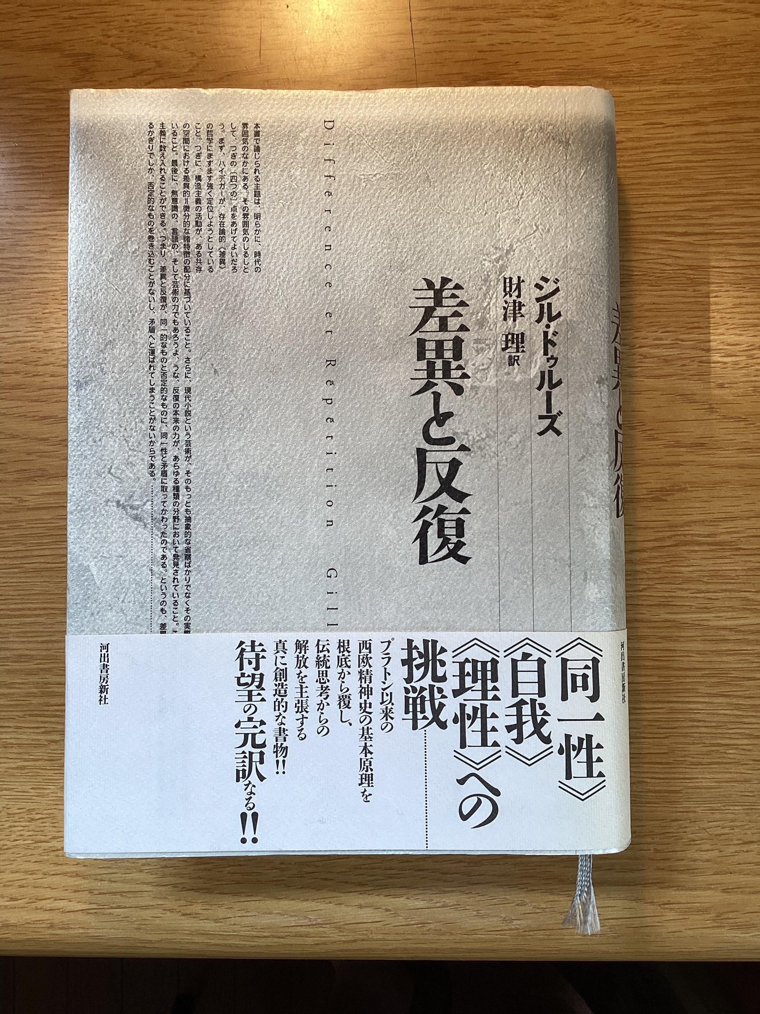 ドゥルーズ『差異と反復』を読む｜嘉道