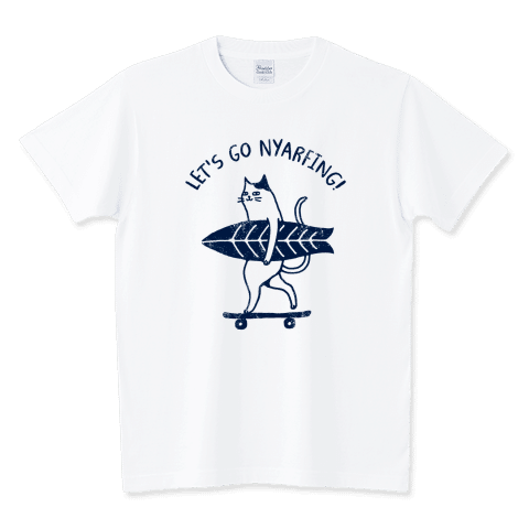 LET'S GO NYARFING(NAVY)
フィッシュボードがお気に入りのにゃんサーファー。
https://www.ttrinity.jp/product/5916428
