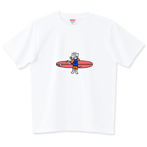 surfer dog
サーフボードを小脇に抱えシャカサインをするワンコ
https://www.ttrinity.jp/product/13106401