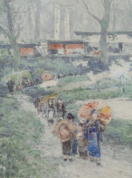 水彩画　吉野利一 水彩画 吉野利一