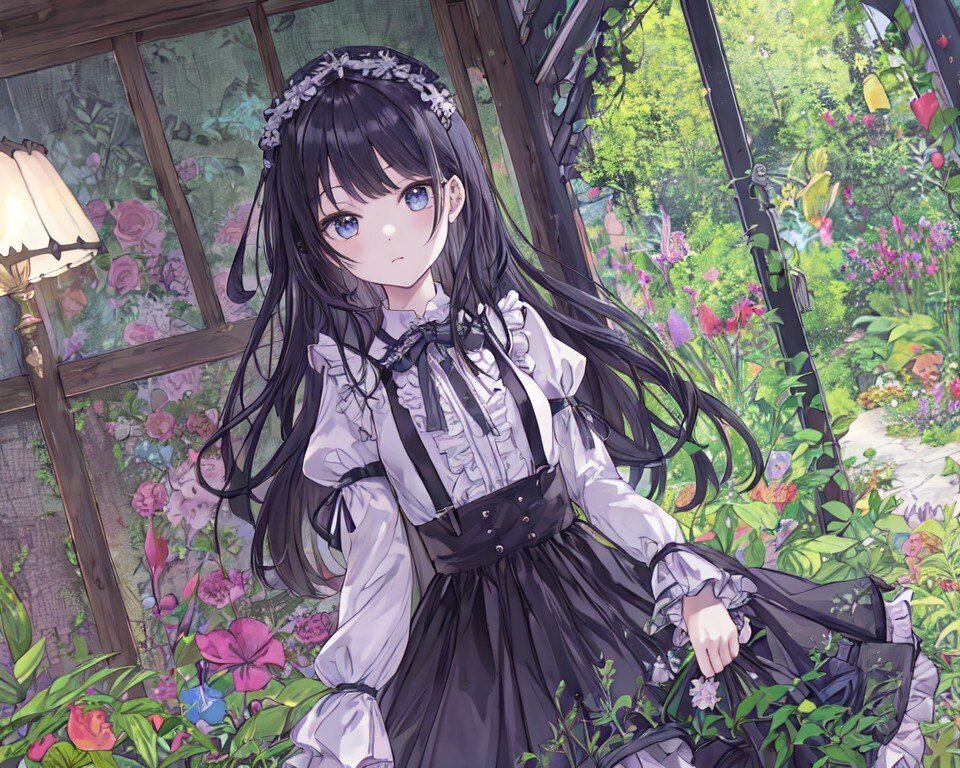 inpaintに上の画像を読み込ませた結果。左右で色味が大きく異なっている。