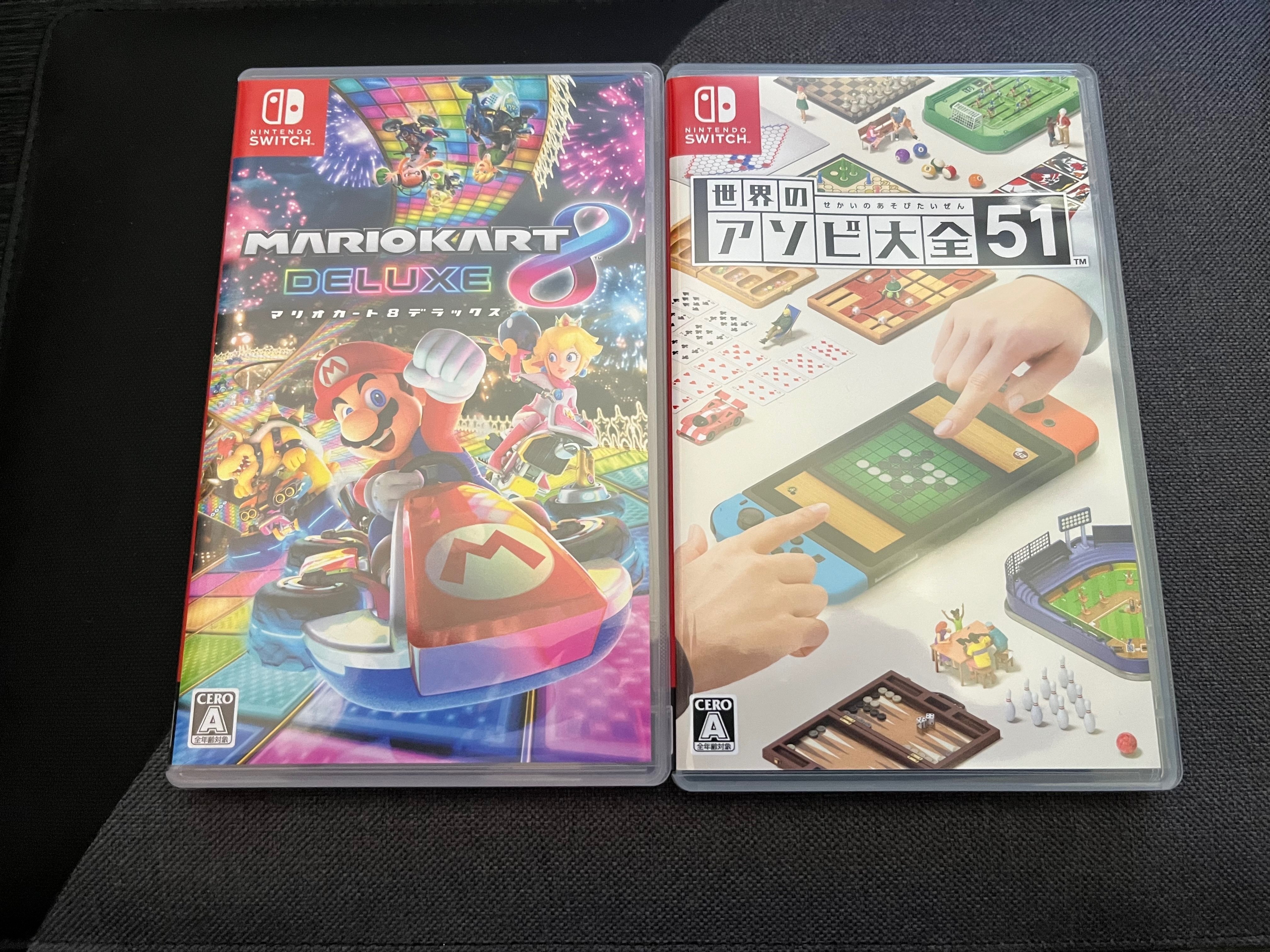 Switch 本体　　 ソフト複数内蔵(マリオカート、アソビ大全など) Switch 本体 ソフト複数内蔵(マリオカート、アソビ大全など) Switch