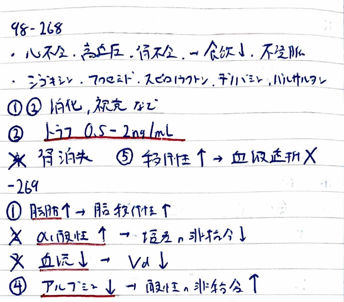 薬剤師国家試験を精読する#64（薬物の分布）｜鈴華書記（Writer Rinka）