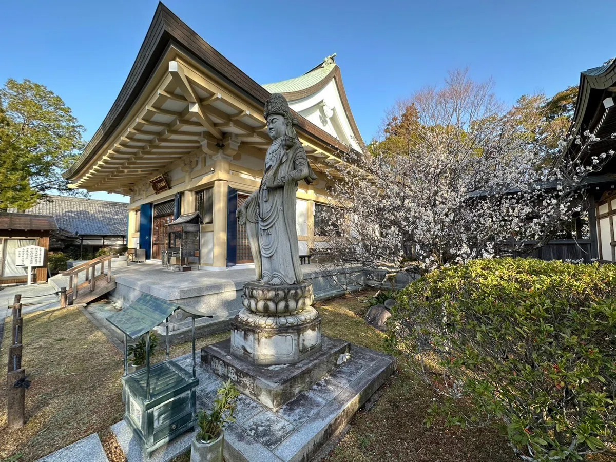 家からすぐそばのお寺。お四国参りの札所の1つです