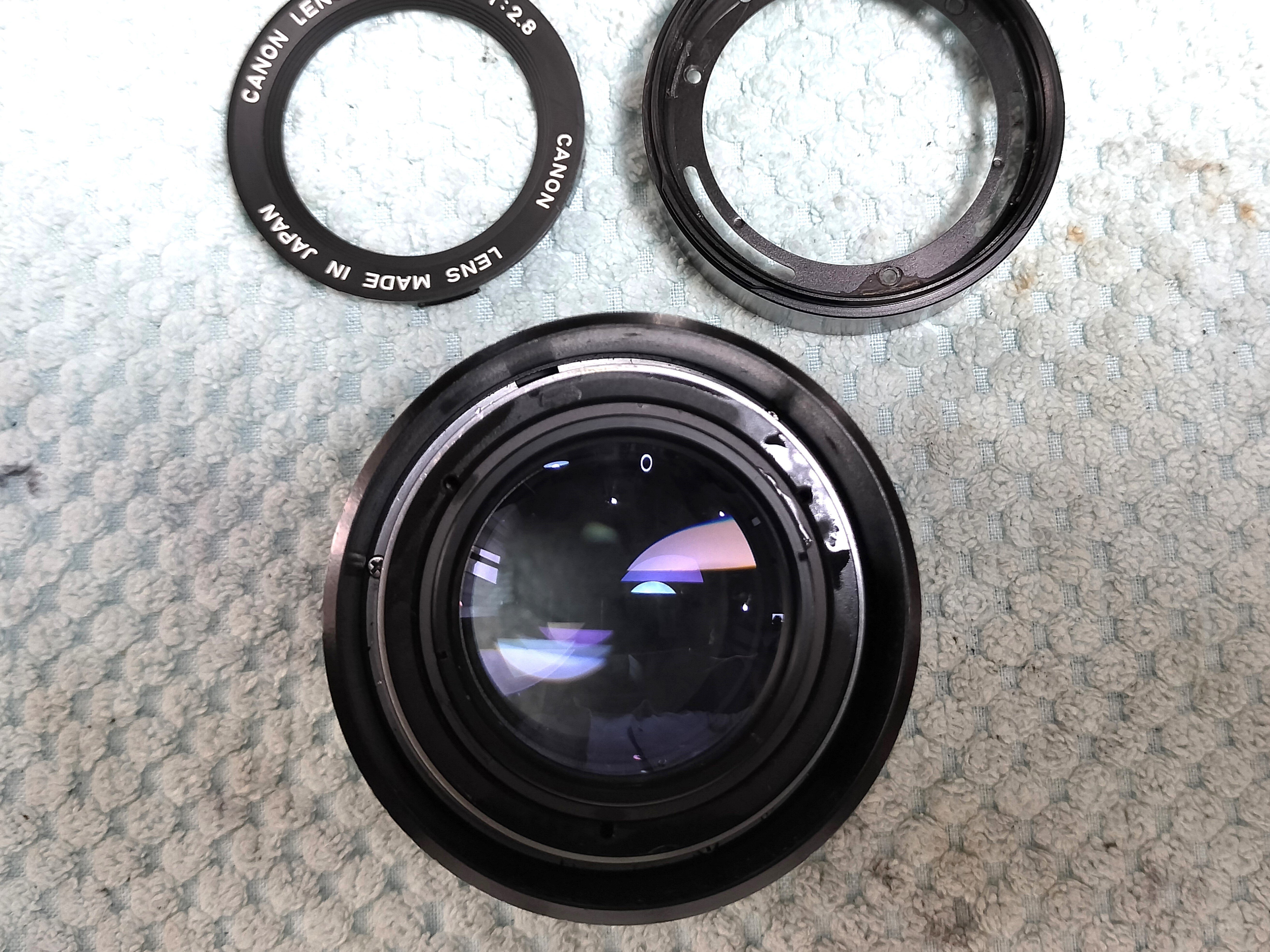 Canon New FD 100mm F/2.8の分解|フィルムカメラ修理のアクアカメラ Canon New FD 100mm F/2.8の分解|フィルムカメラ修理のアクアカメラ