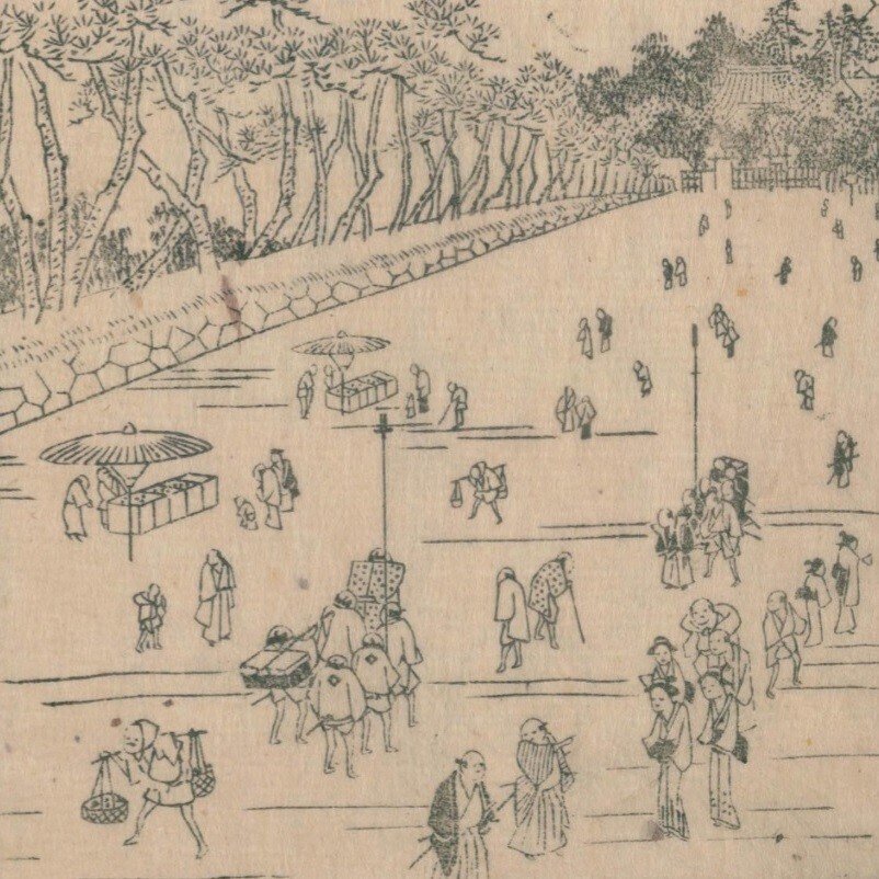 江戸名所圖會(大正8年発行超希少) 東都名所全図（小形江戸名勝図シリーズ） 文化遺産オンライン