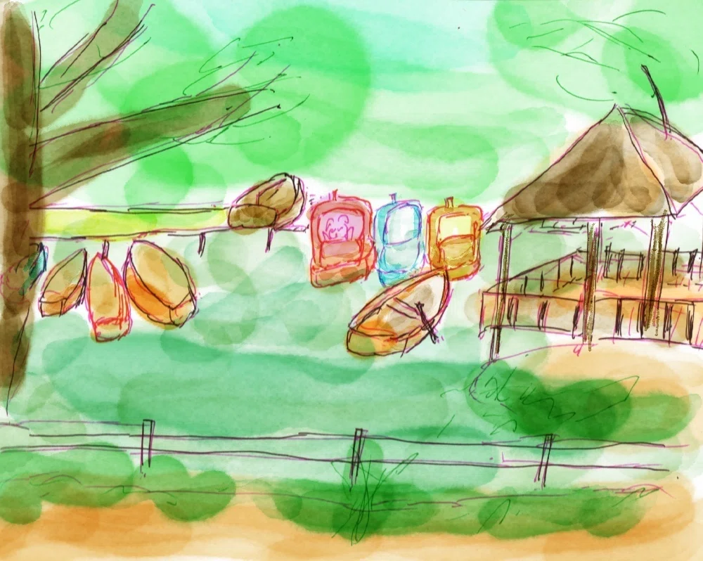 おさんぽ道楽】善福寺公園(お絵描き日誌)｜深拍-mihaku-