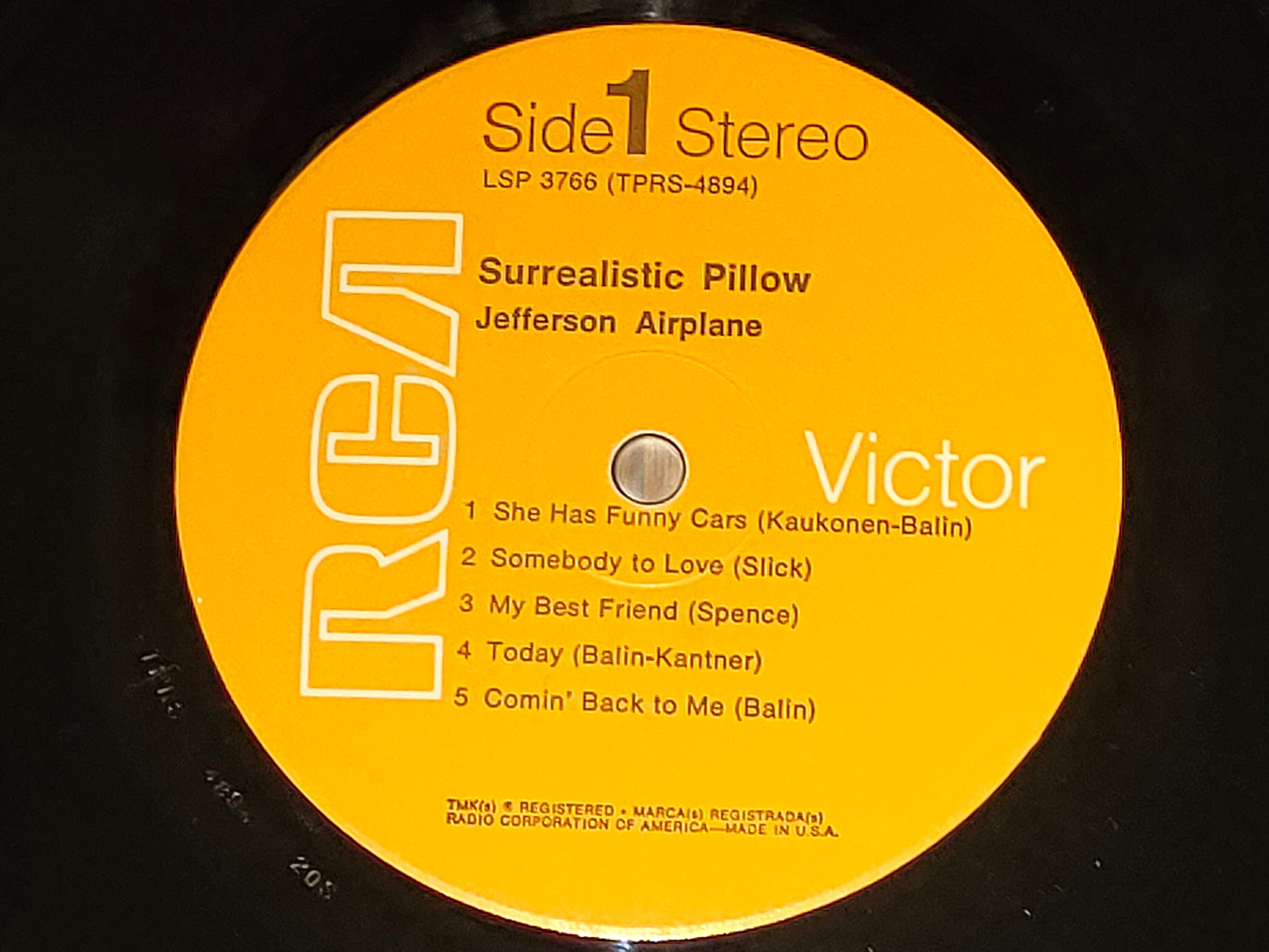 Surrealistic Pillow】(1967) Jefferson Airplane 60年代