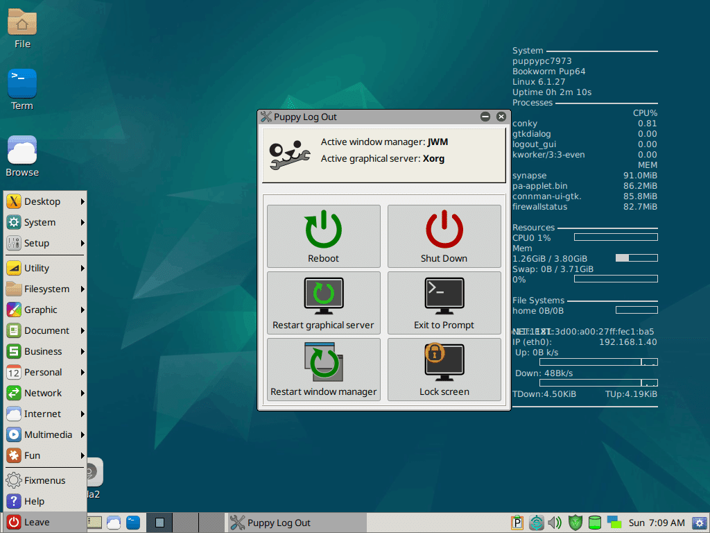 BookWormPupインストール画面(Boot篇)｜おさんぽタロ兵衛