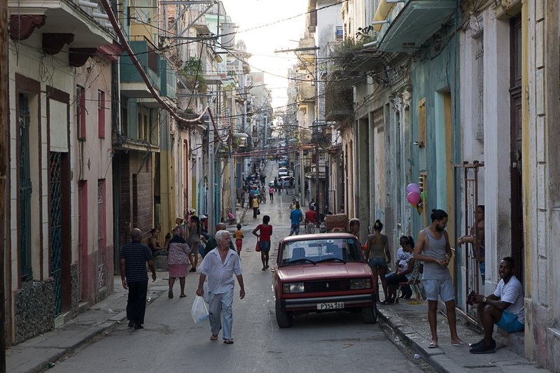 キューバの路地裏