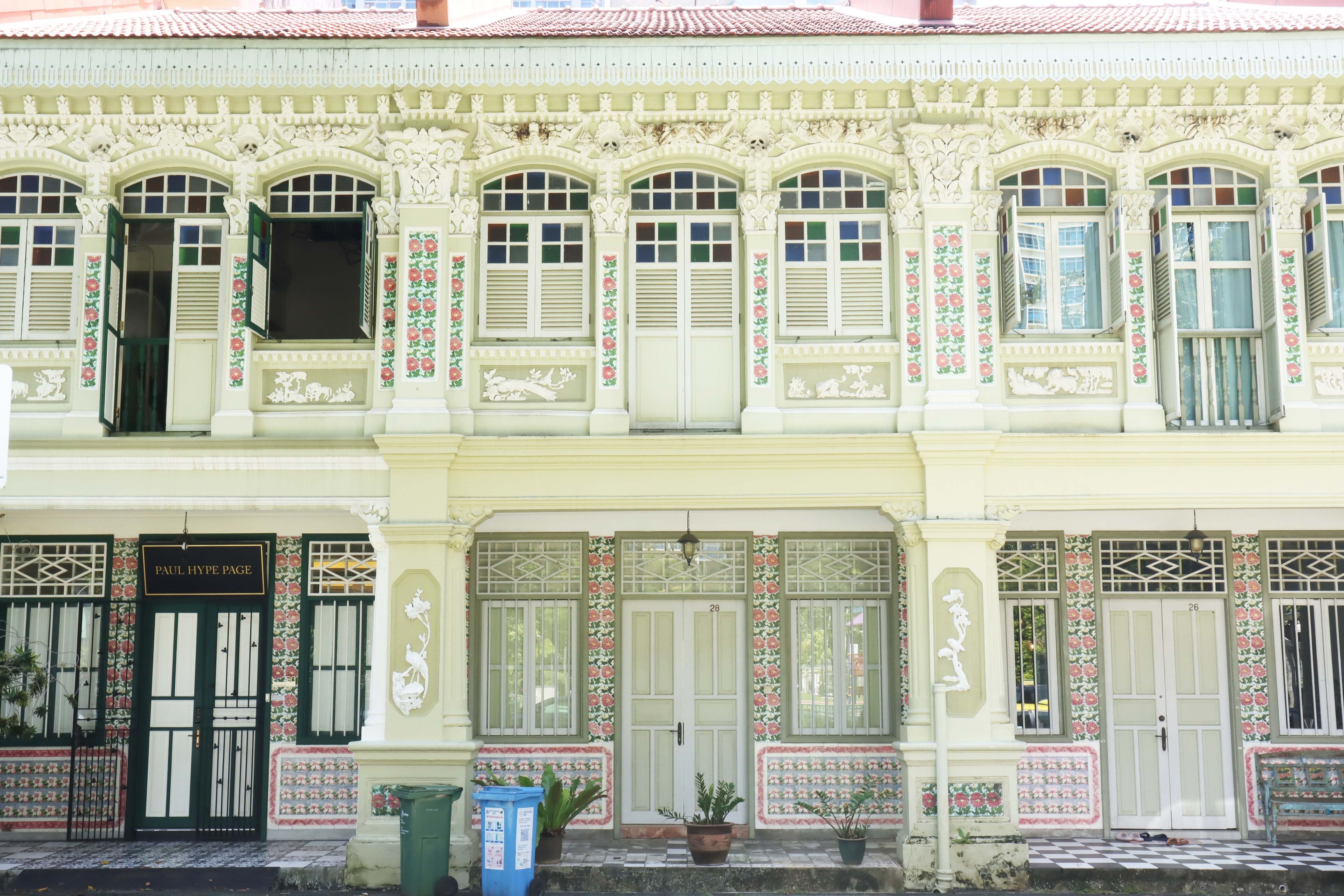 プラナカン建築の花模様 -mamenote.vol.1-｜わん吉