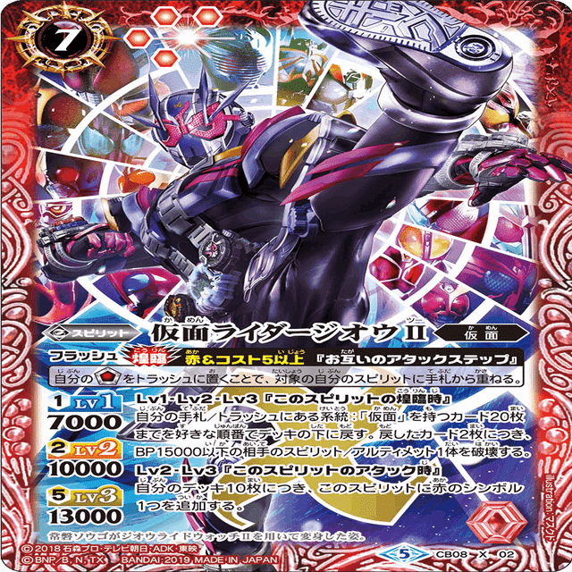 ジオウⅡ】｜赤チャート