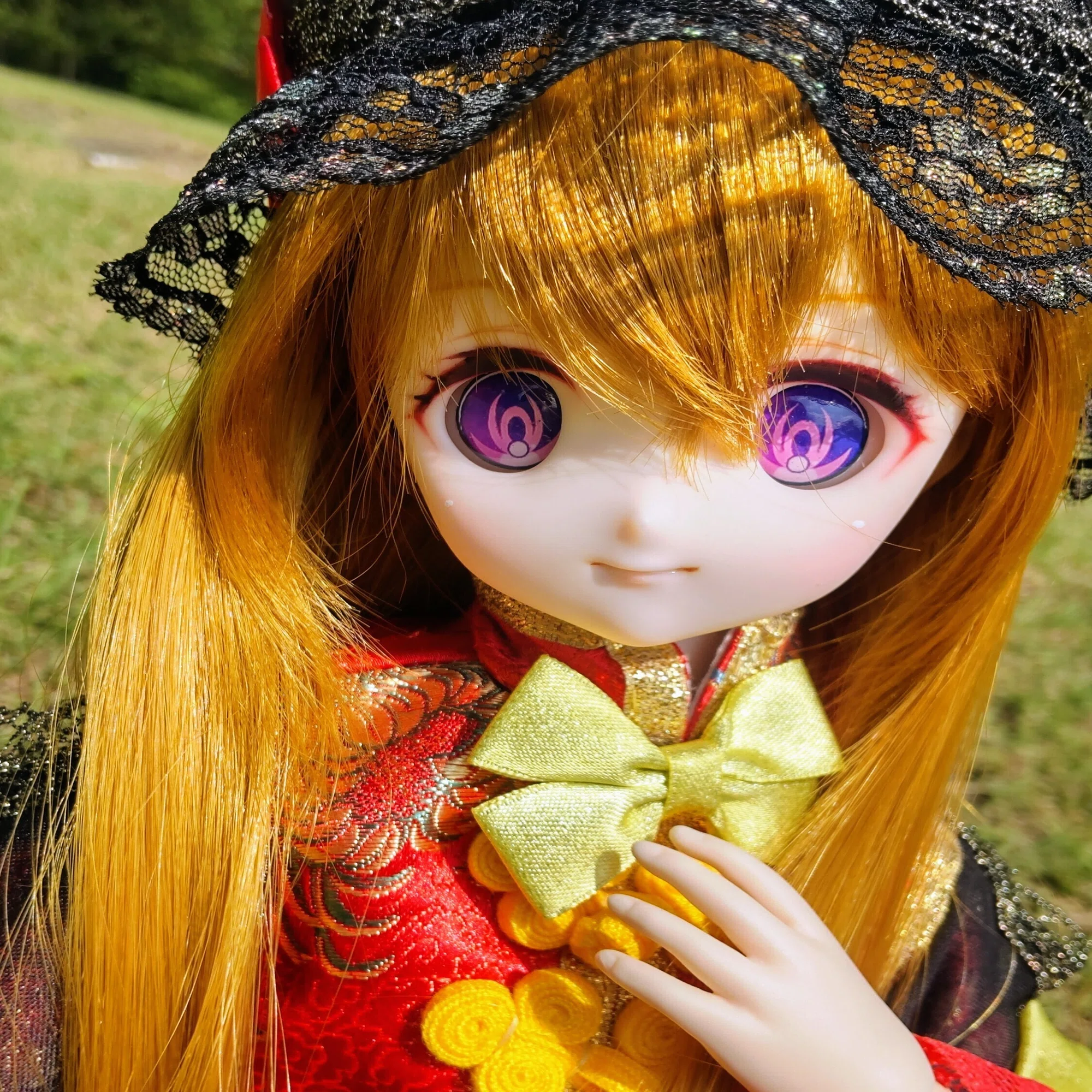 純狐のドール作ってみた②【メイクリテイク編】【ヘッドメイク練習③ 