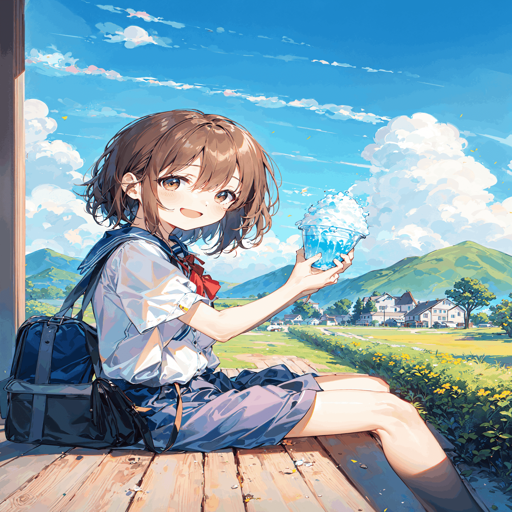 夏のイラストのアイデア｜おっほ