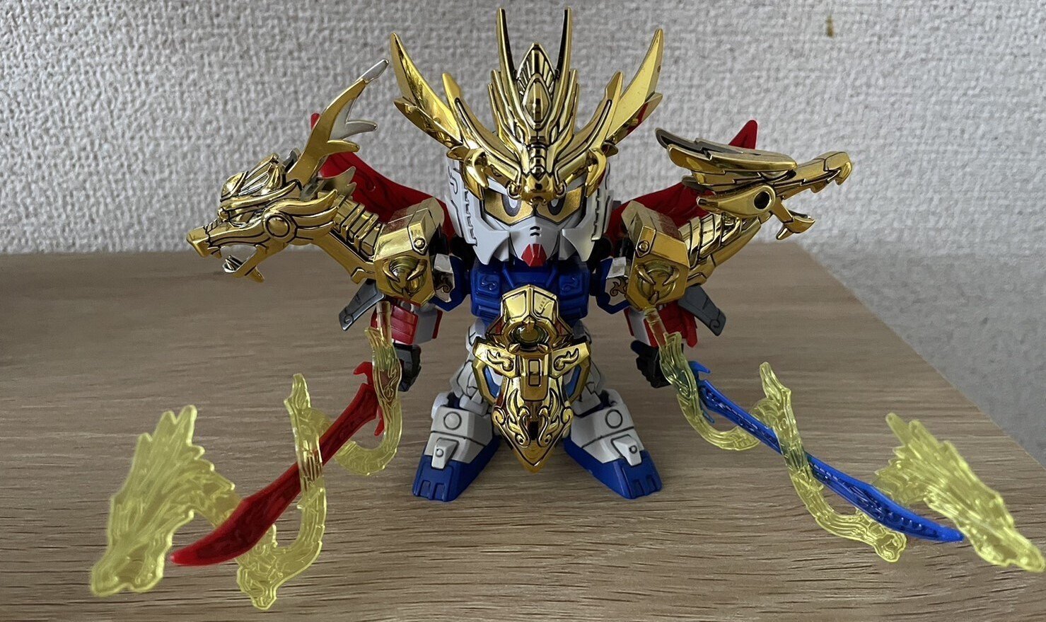 バンダイ BB戦士 三国伝 翔烈帝 劉備ガンダム 龍輝宝 的廬