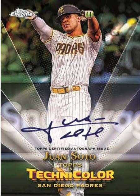 TOPPS MLB Juan Soto Auto  ジャージー　直筆サインカード