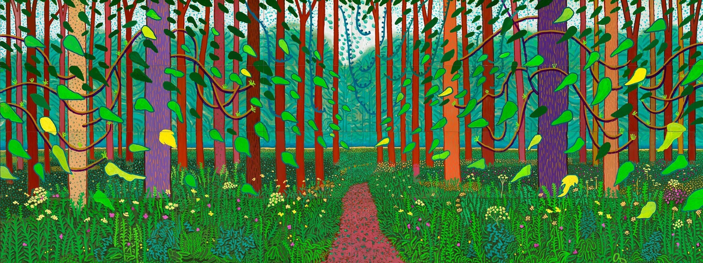 好評 ホックニー展】風景画の傑作〈春の到来〉シリーズが日本で初公開 版画