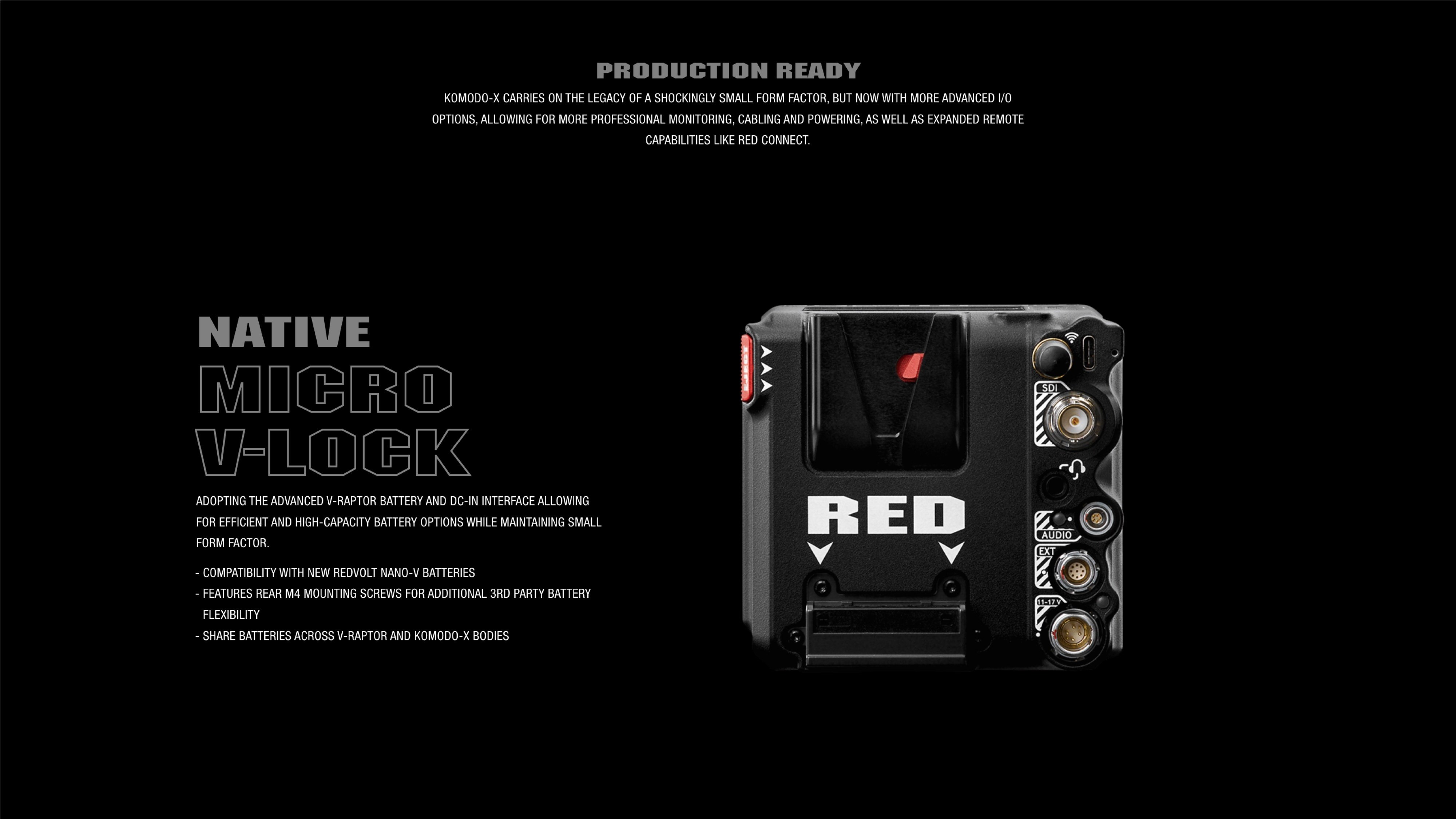 REDVOLT x 2個 RED Komodo RED KOMODO-X (Normal) (Black)
