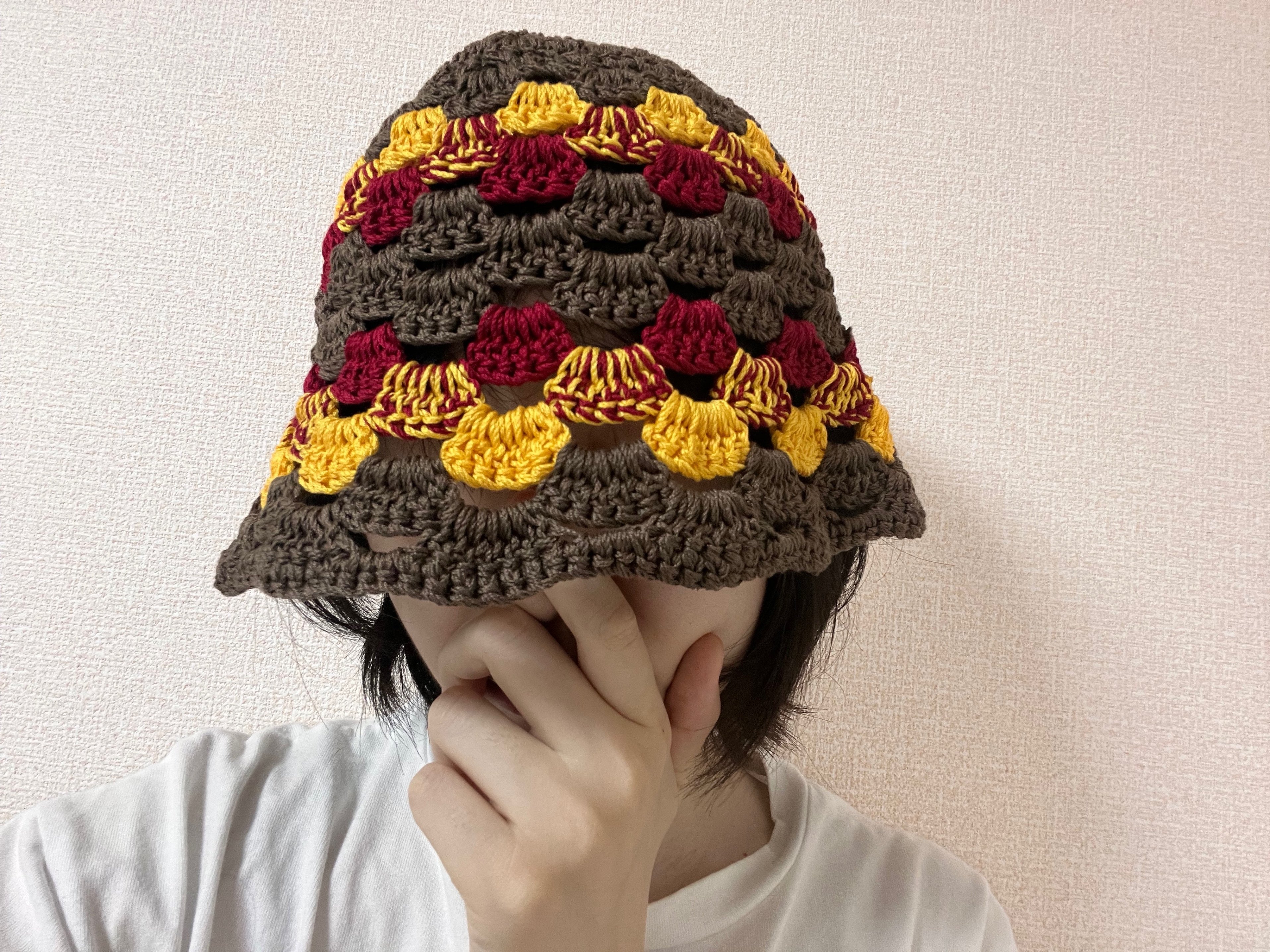 森星さんと同じGimmekaya Croche手編みクロッシェ帽 森星さんと同じGimmekaya Croche手編みクロッシェ帽