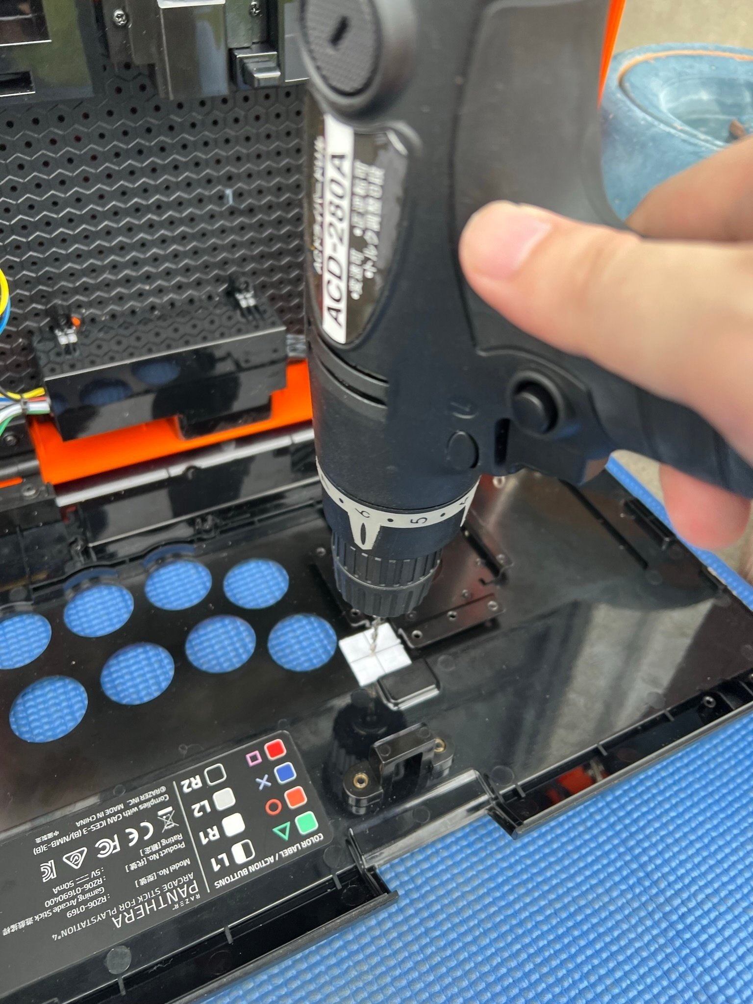 Razer Panthera パンテラ 増設Φ24ボタンカスタム品 Razer Panthera(旧パンテラ）φ24増設ボタン天板セット - メルカリ