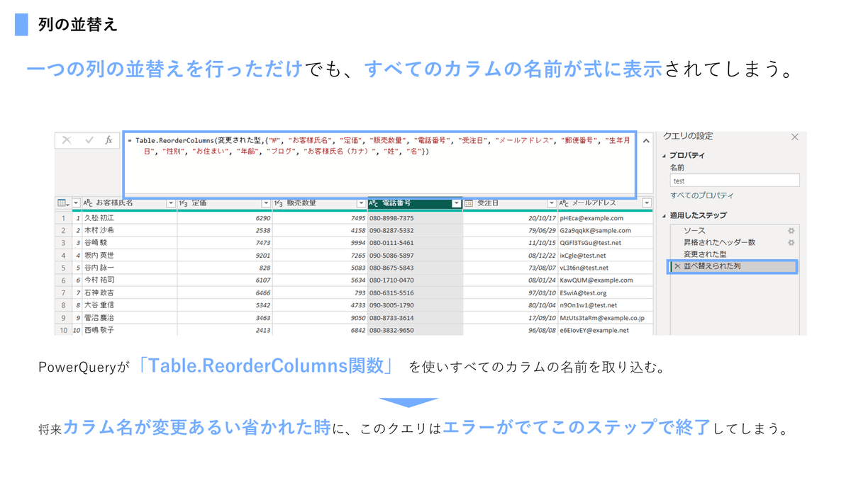 保守性の高いPowerQueryについて｜Masayan
