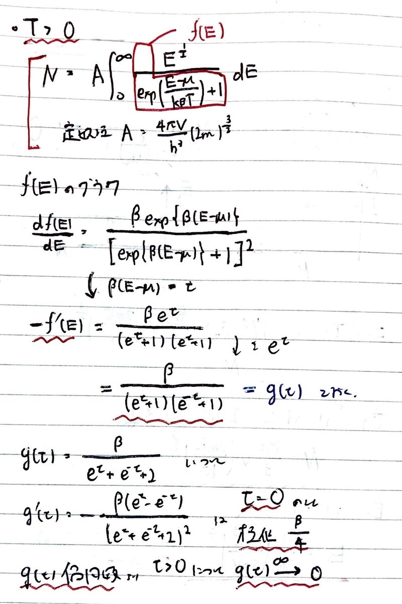 書記が物理やるだけ308 フェルミ分布の性質|Writer_Rinka