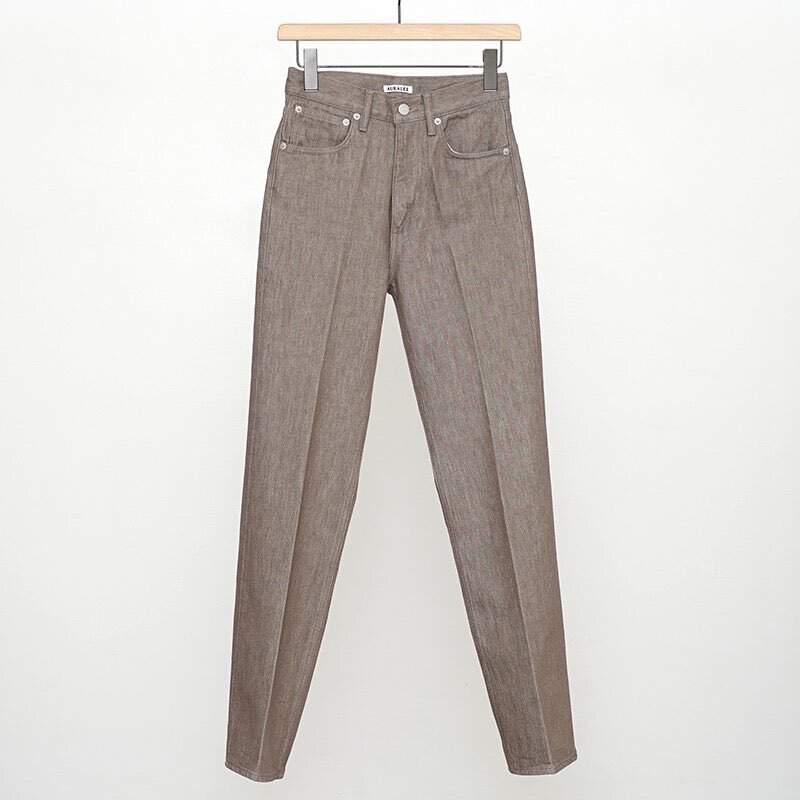 AURALEE】23AWデリバリースタートHARD TWIST BROWN DENIM 5P AURALEE】23AWデリバリースタートHARD TWIST BROWN DENIM 5P