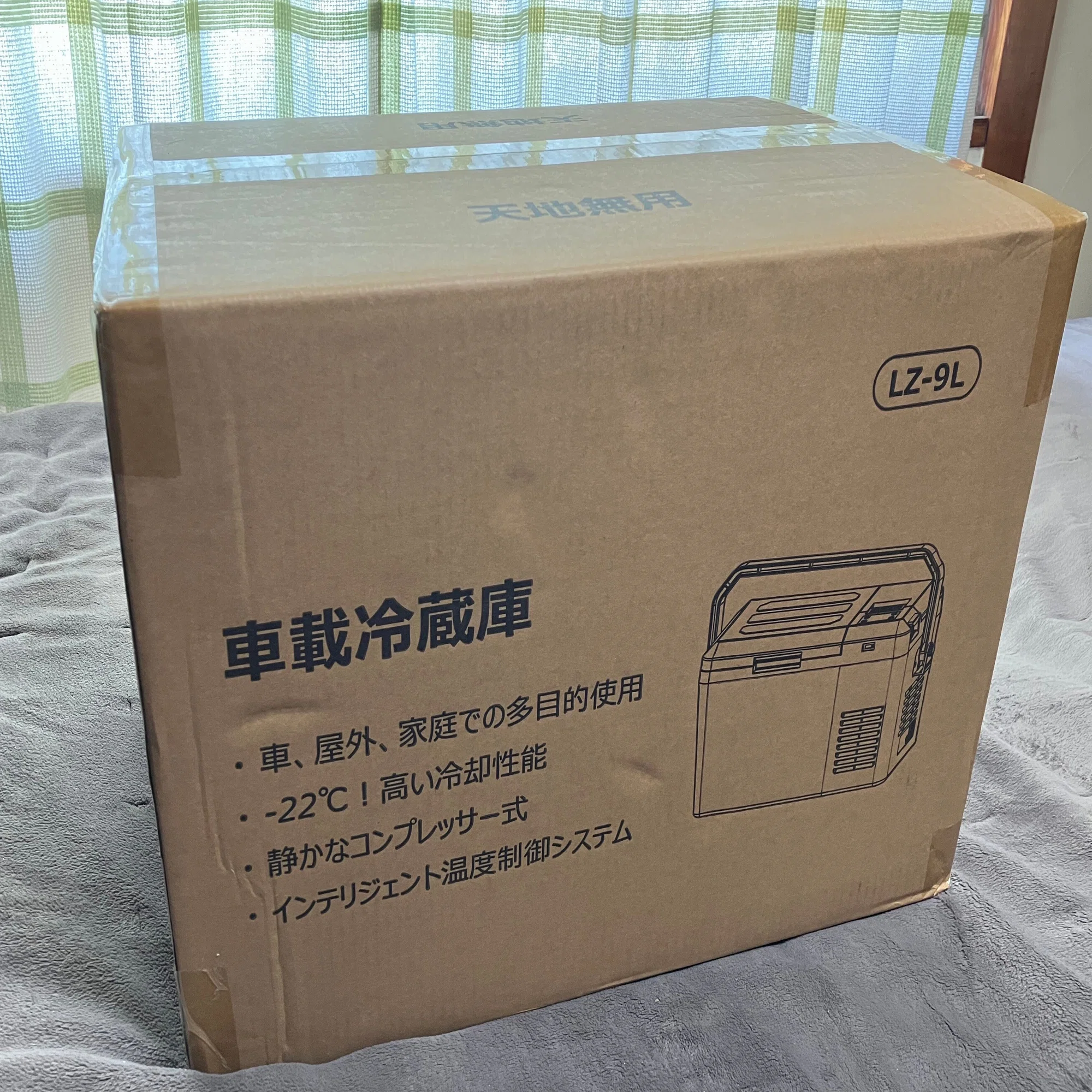 ガジェット】車載冷蔵庫（9L）を自室用に購入してみた（冷蔵機能と冷凍 