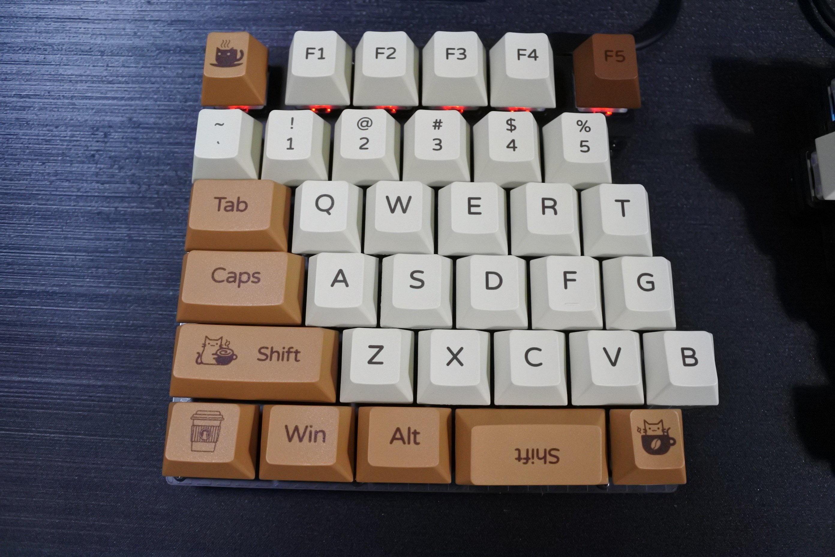 左右分離型のキーボード（7sPlus）を作った｜はむす太