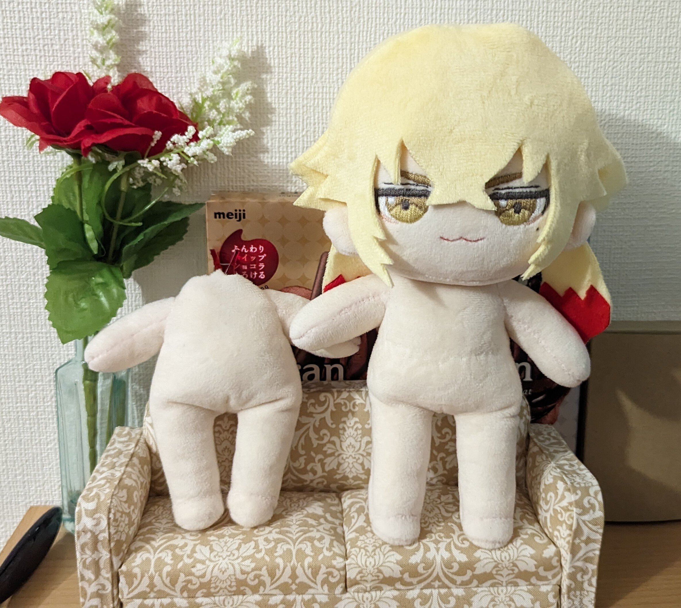 ゆ*⭕様 自作ぬいぐるみ　15cm 犬　骨あり 骨あり | fuji berry｜ぬい服セレクト