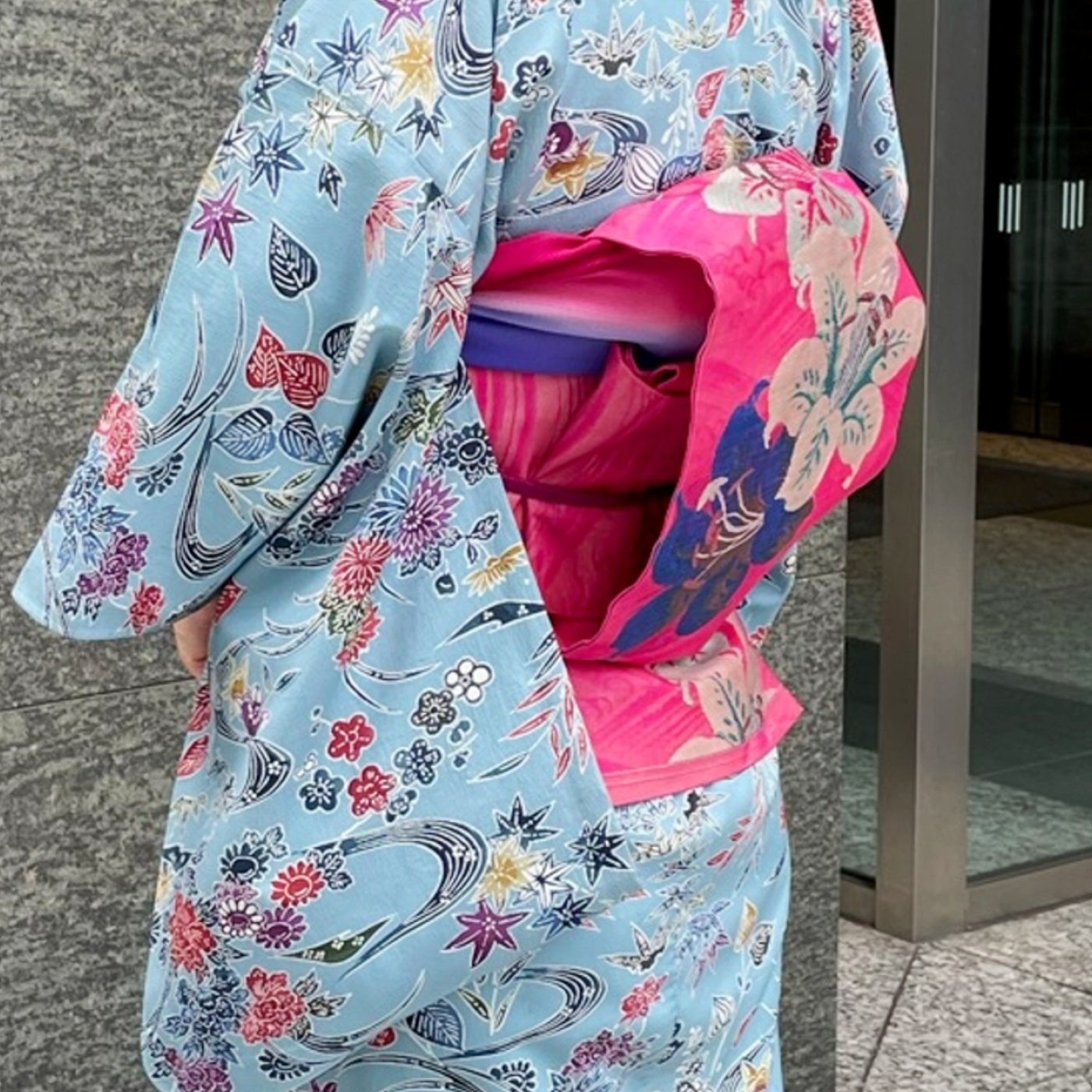 大正ロマン柄（帯）×古典柄（着物）｜mika