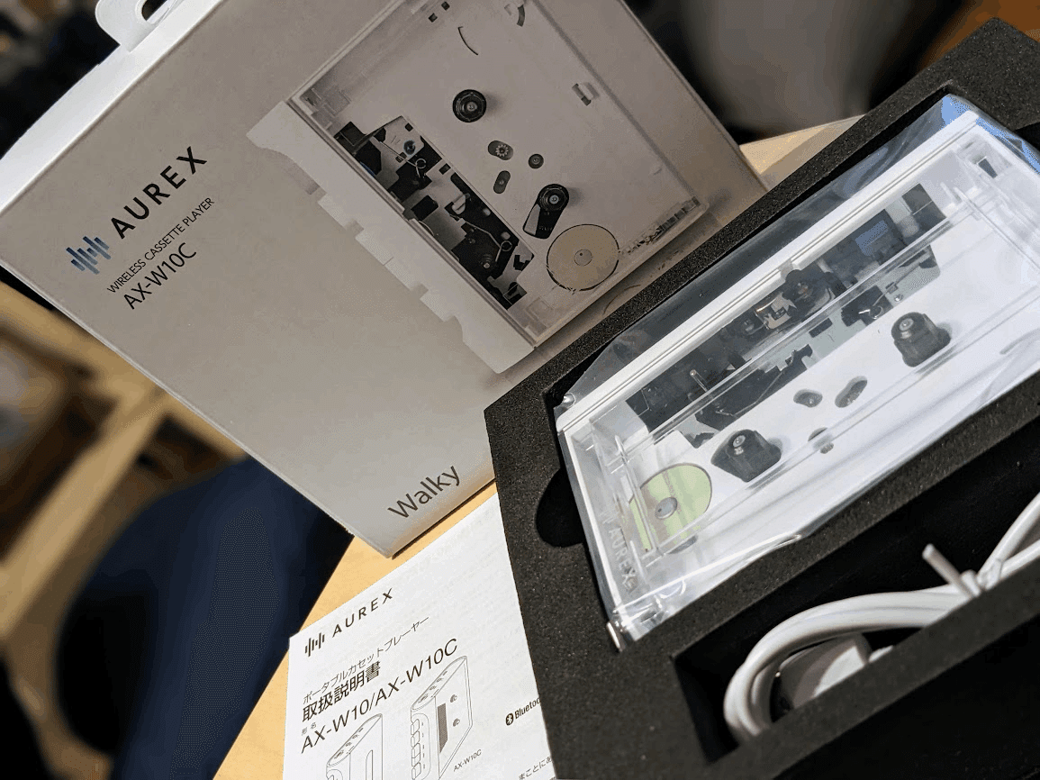 カセットプレーヤーAUREX AX-W10Cを買った｜R-9