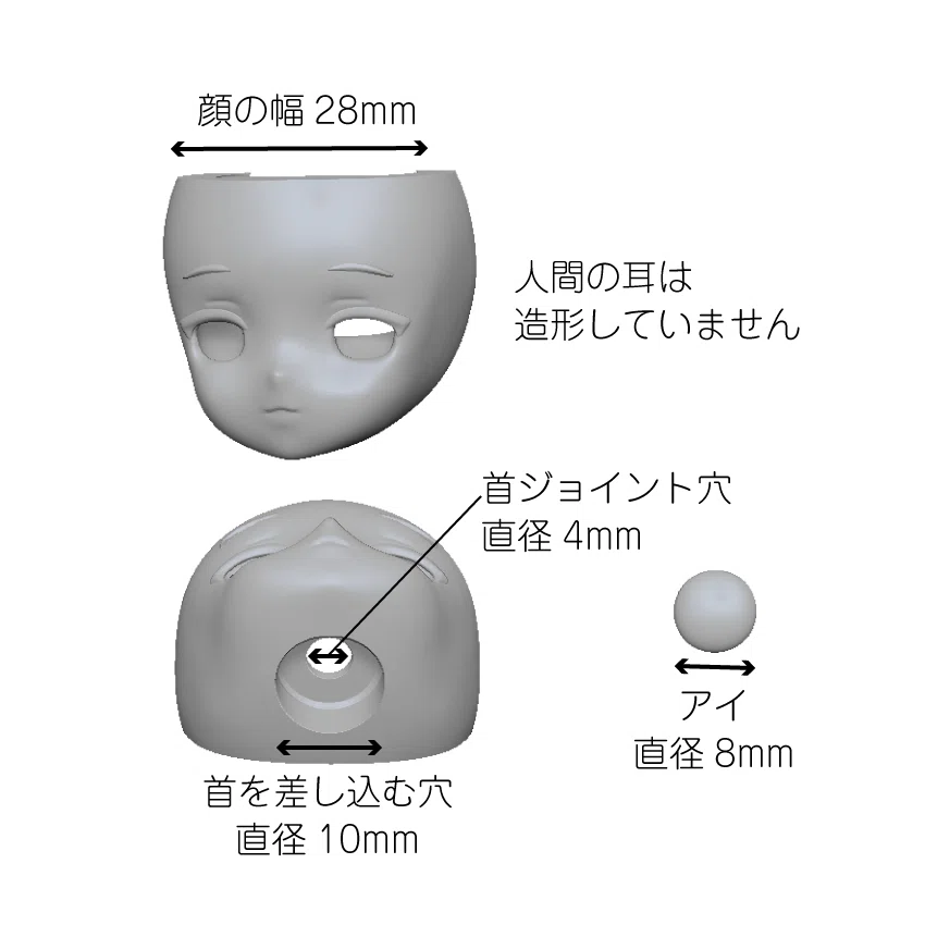 完成品】omimiヘッド説明書｜にーび