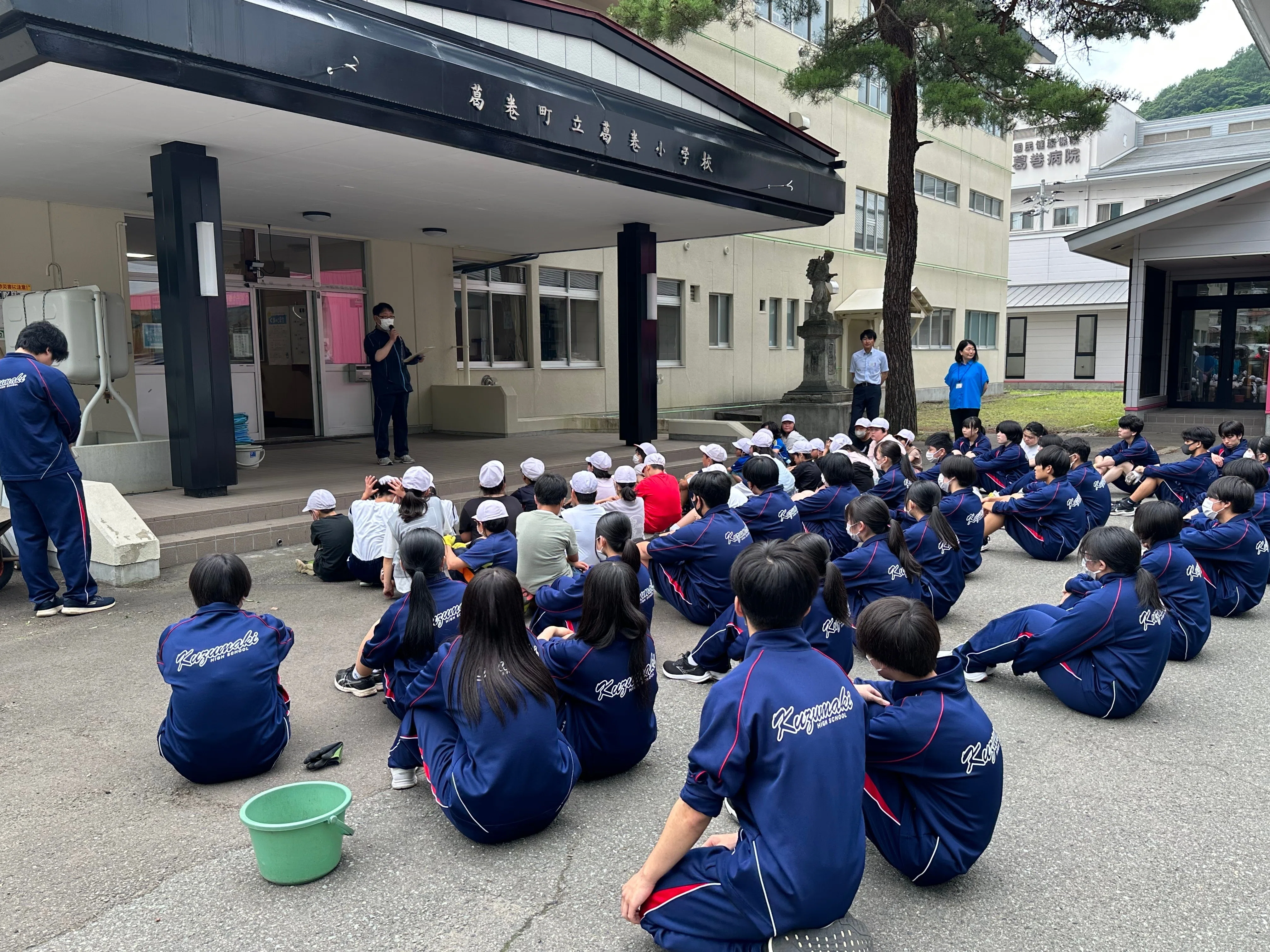 R5葛高094・中高一貫】合同奉仕活動 ～2年生～｜岩手県立葛巻高等学校