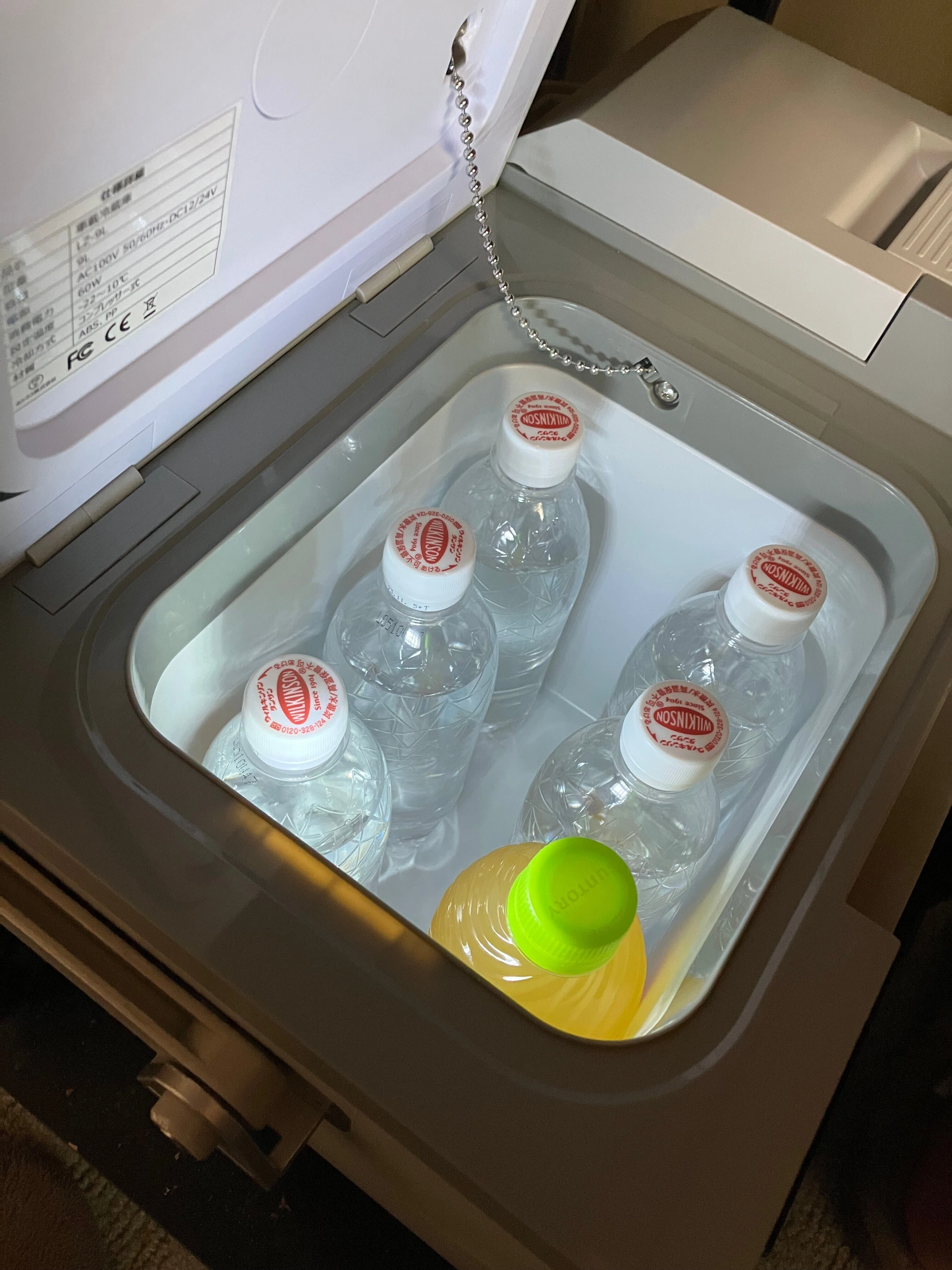 車載冷蔵庫 ガジェット】車載冷蔵庫（9L）で、例の丸い氷を作ったよというお話