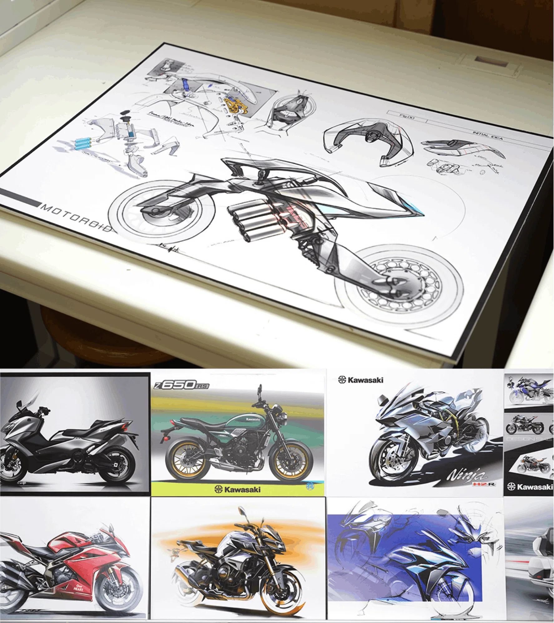 バイクのデザインはどのように出来ていくのか？「インダストリアル