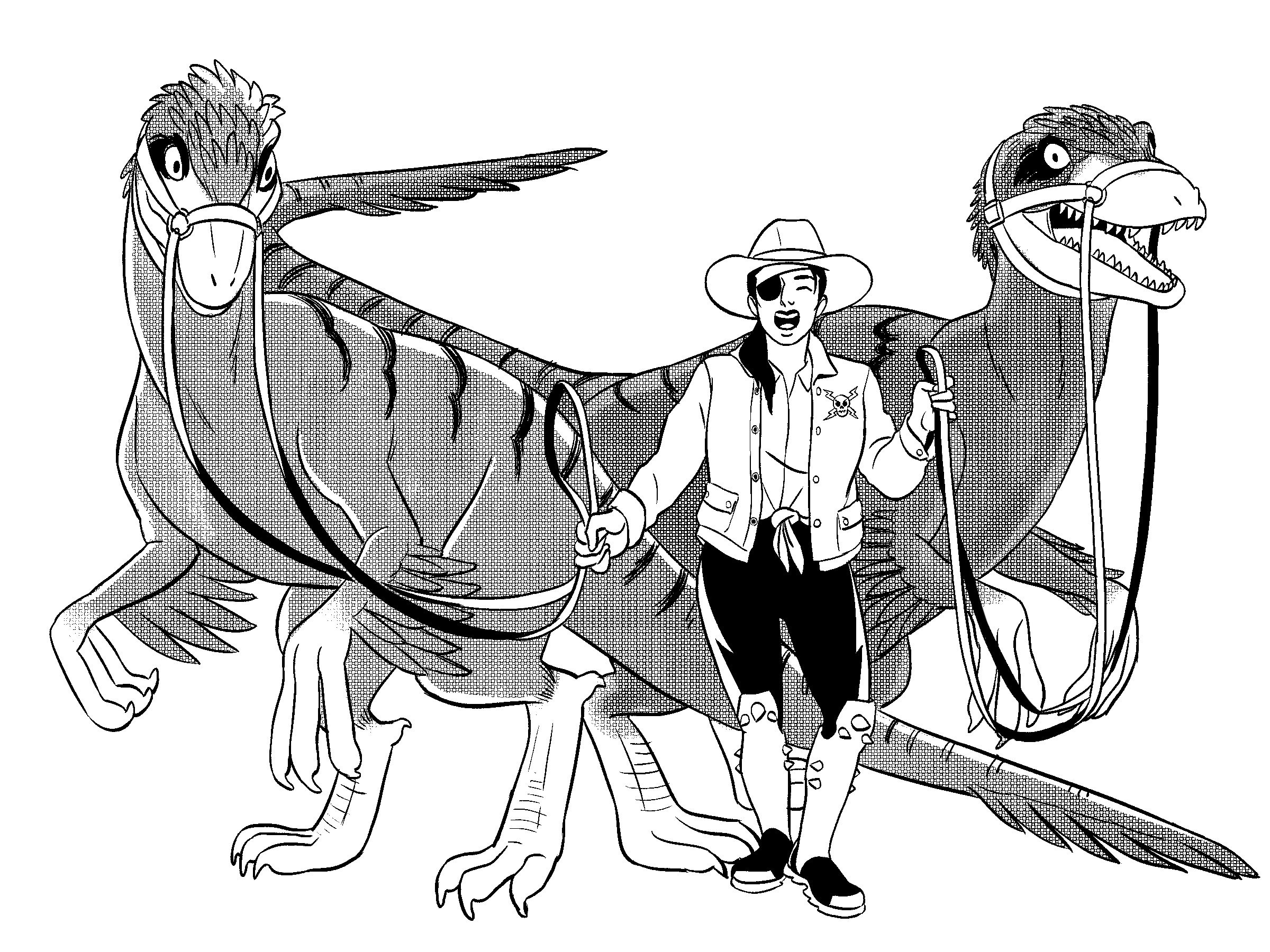 一般人類 人類であれば、誰もが恐竜に乗ってお散歩したいと思ってますよね