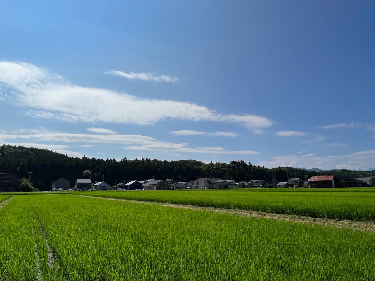 小松市長谷町の風景