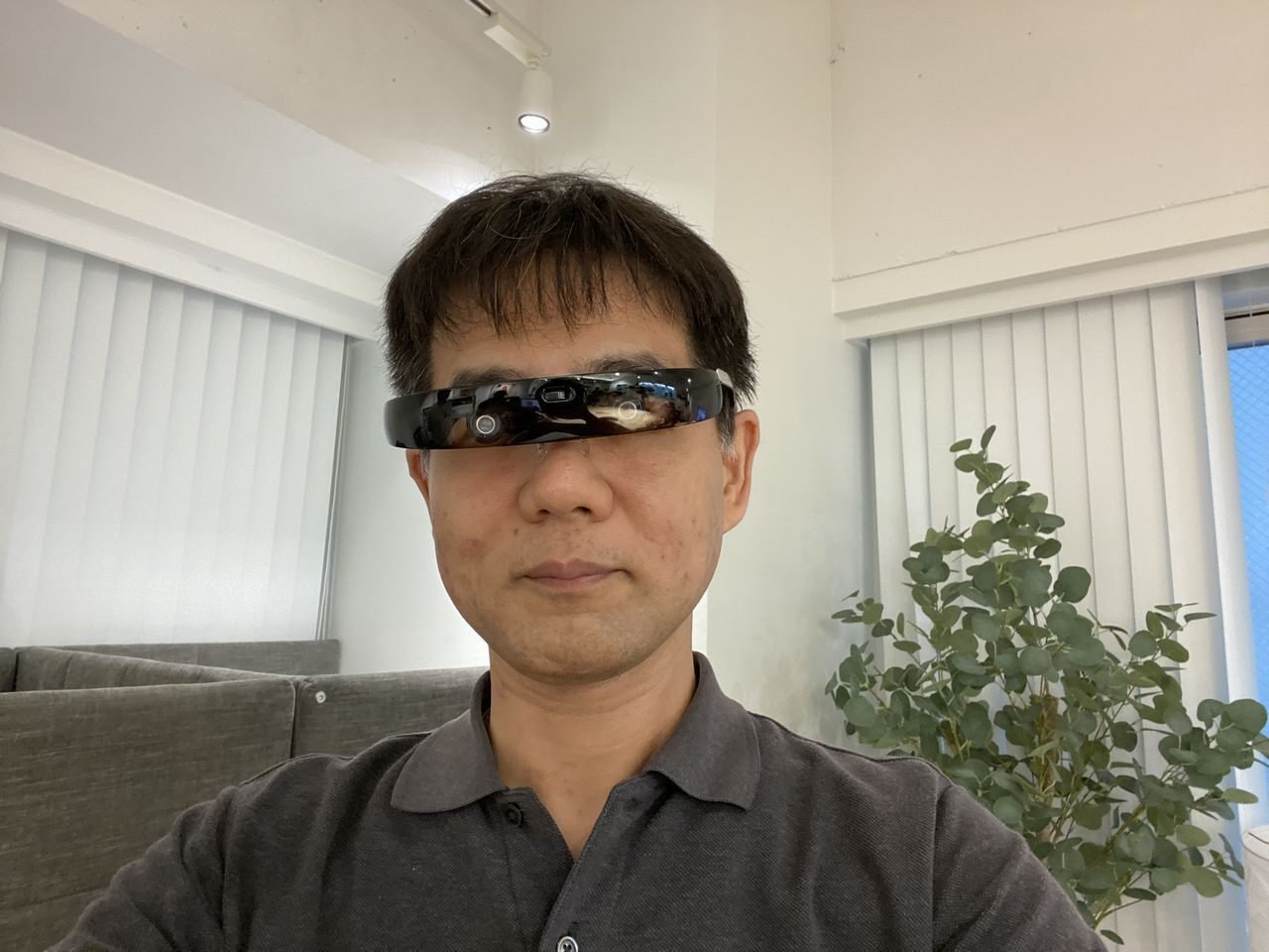 ViXiOn01 試着のみ オートフォーカスアイウェア - メガネ・老眼鏡