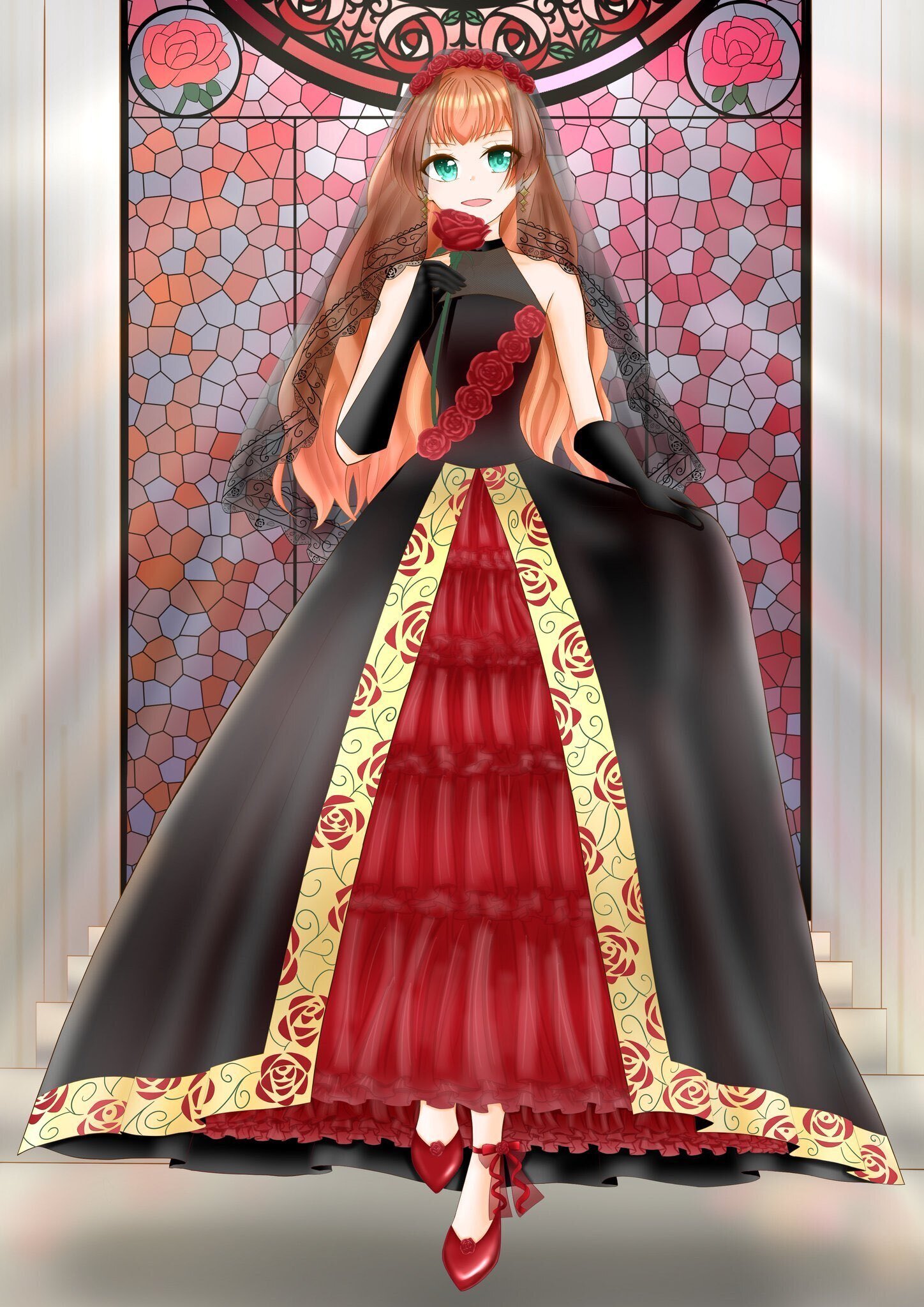 フラワードレス(あずきさん編)｜まめもも