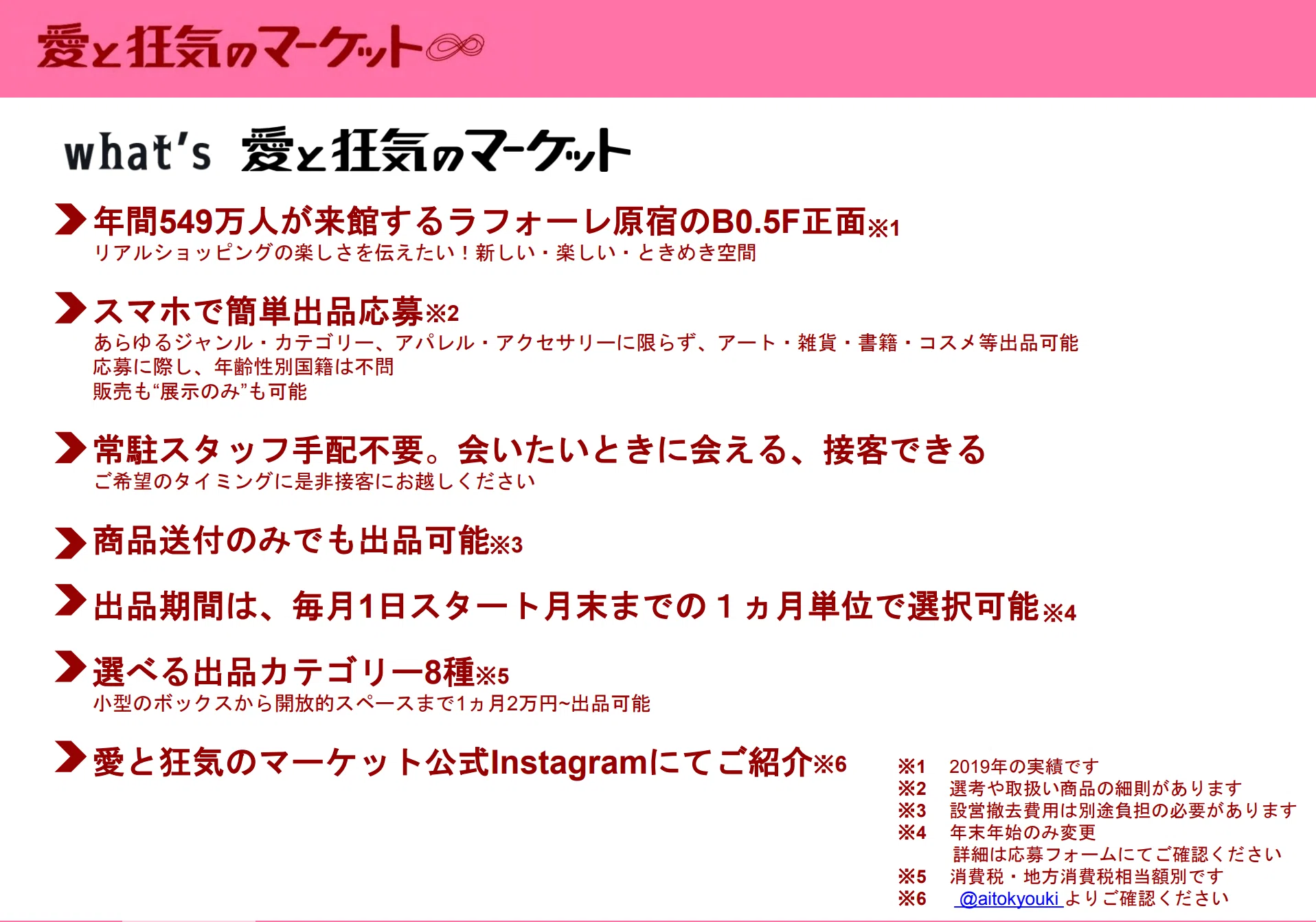 自らを表現することが億劫になったあなたへ。』愛と狂気のマーケット 