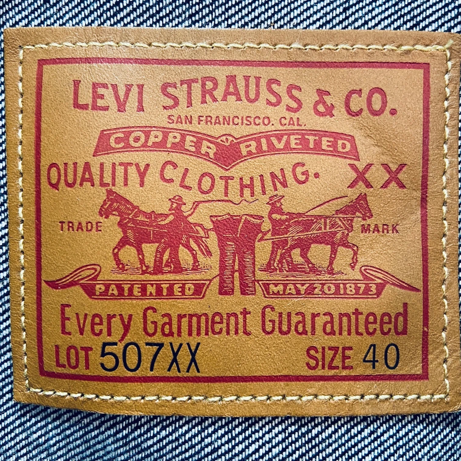 Levi's 看板 レア 希少 ツーホースマーク リーバイス 誰もが知るLEVI'Sツーホースマークのトリビアとは!?｜Denim Cellar.