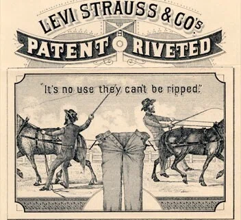 Levi's 看板 レア 希少 ツーホースマーク リーバイス 誰もが知るLEVI'Sツーホースマークのトリビアとは!?｜Denim Cellar.