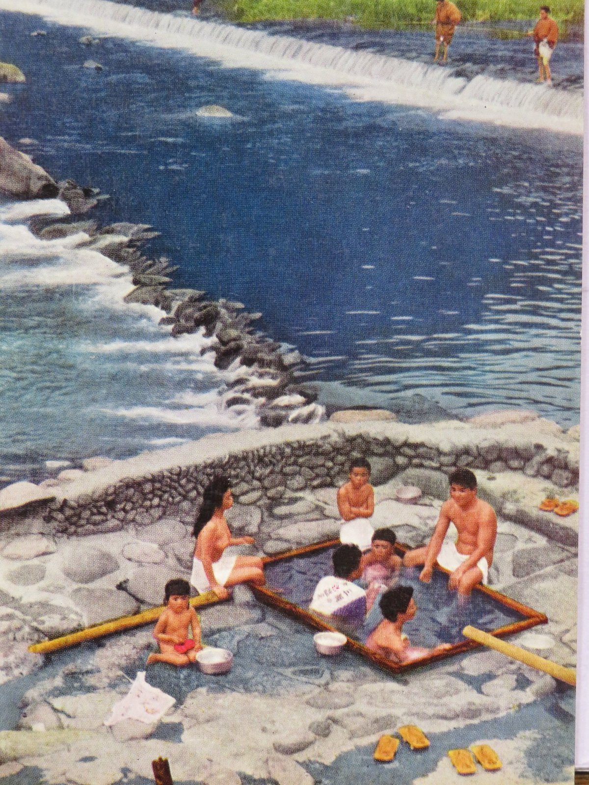 昭和 混浴 河原風呂の民族学？｜barber 三朝温泉の梶川理髪館（おかげさまで百年 エトセトラ・ケセラセラ）