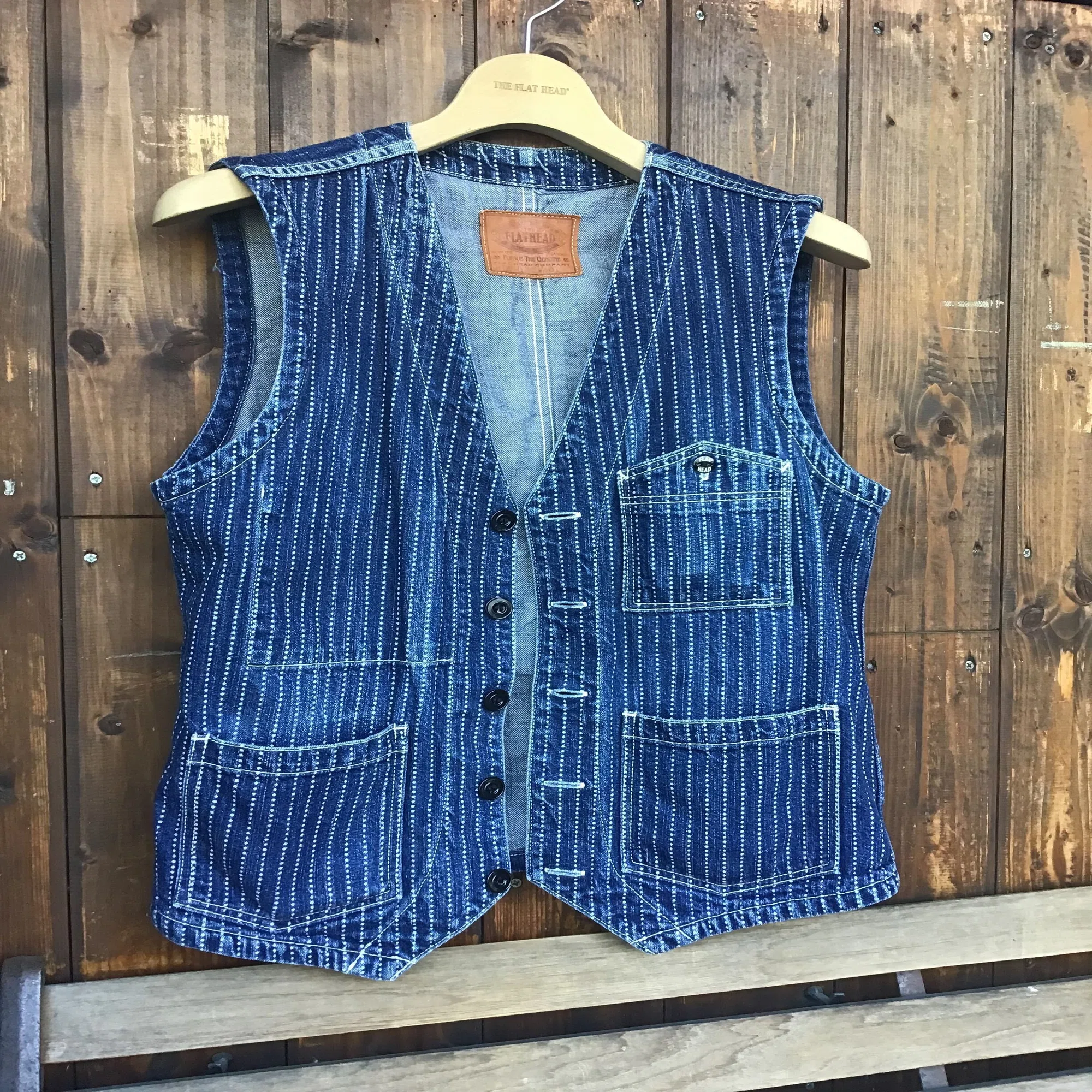 DHM上田店】～素敵な色落ち ウォバッシュストライプ～｜THE FLAT HEAD