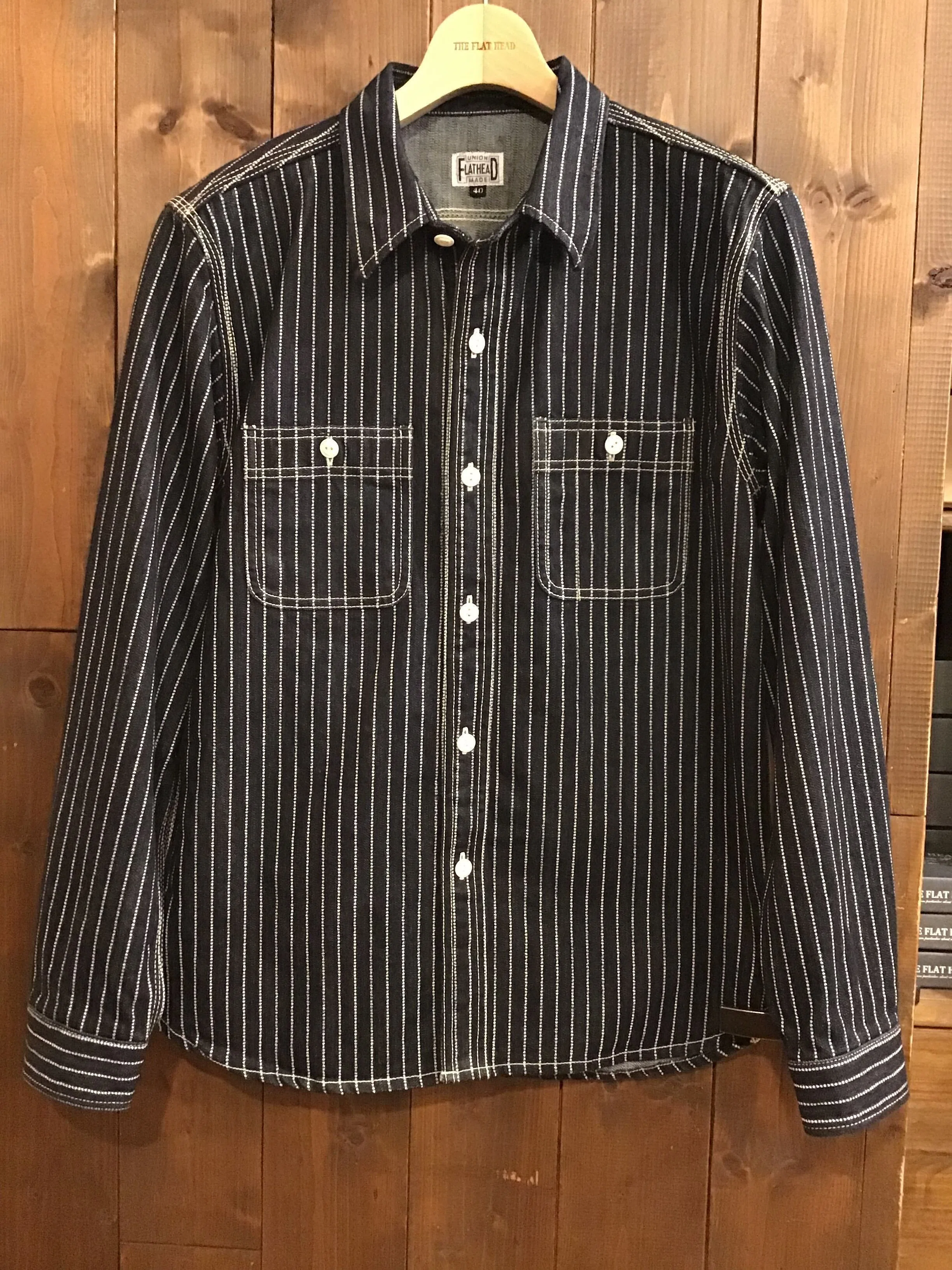 DHM上田店】～素敵な色落ち ウォバッシュストライプ～｜THE FLAT HEAD