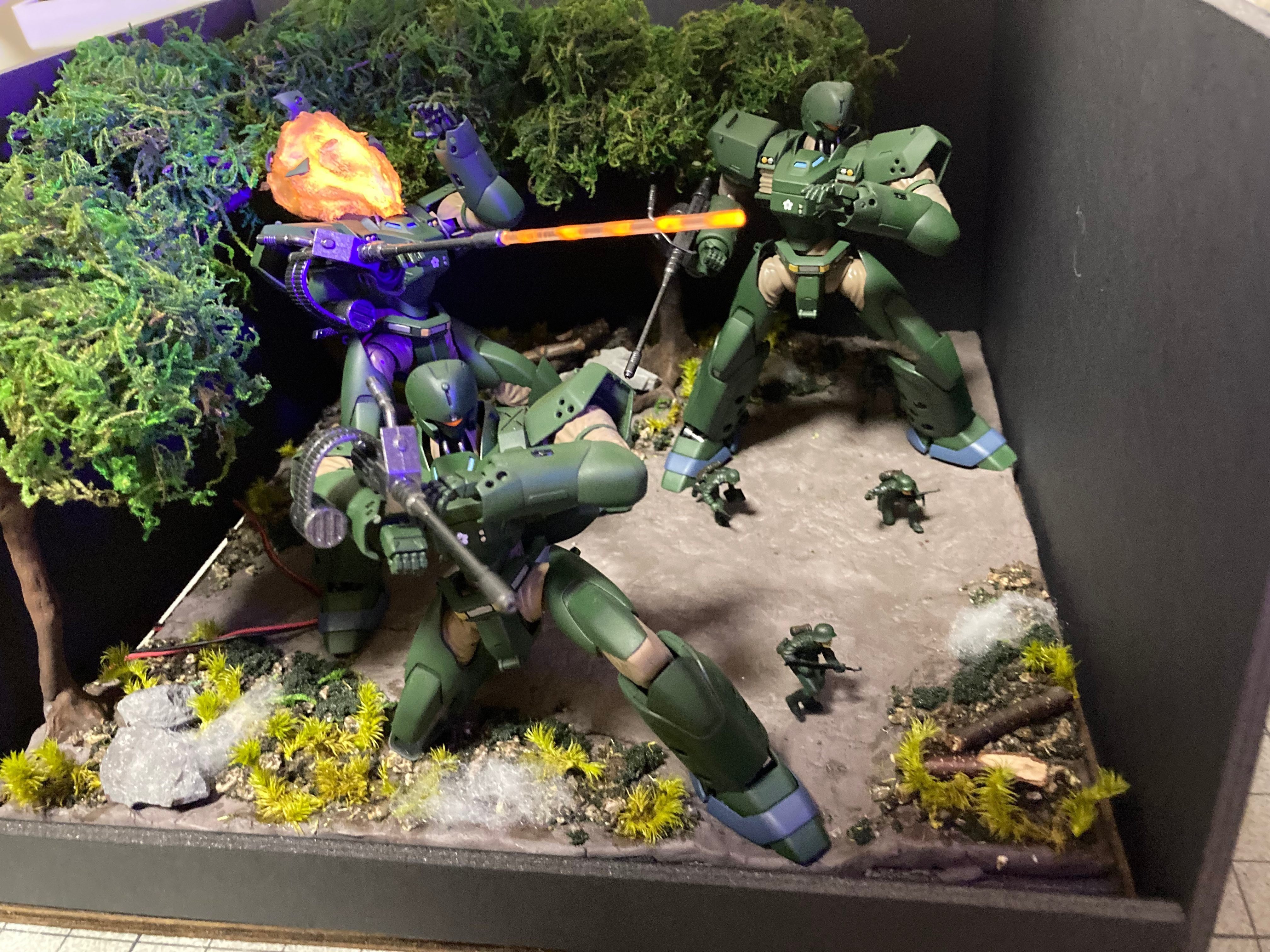 パトレイバージオラマ：ヘヴィアーマー製作記7｜ririwo